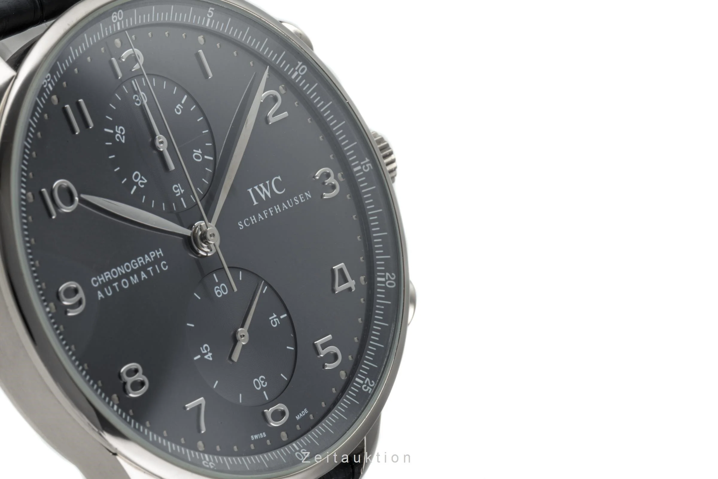 IWC Portugieser chronograph 18 ct white gold automatic men's watch IW371431 LP: 19600EUR  [2303769] - Image 11