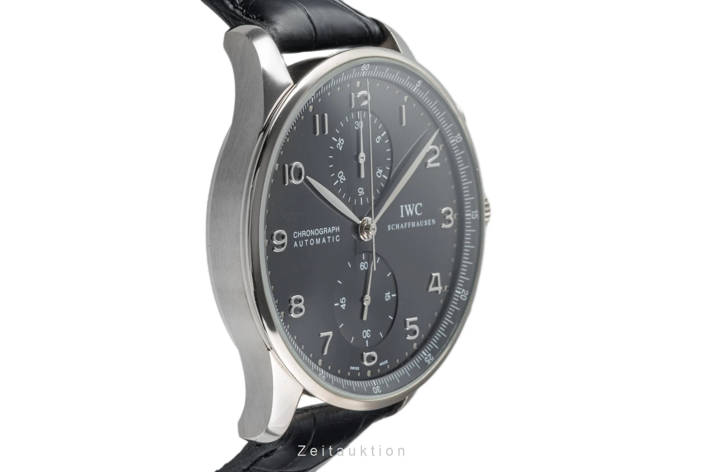IWC Portugieser chronograph 18 ct white gold automatic men's watch IW371431 LP: 19600EUR  [2303769] - Image 7