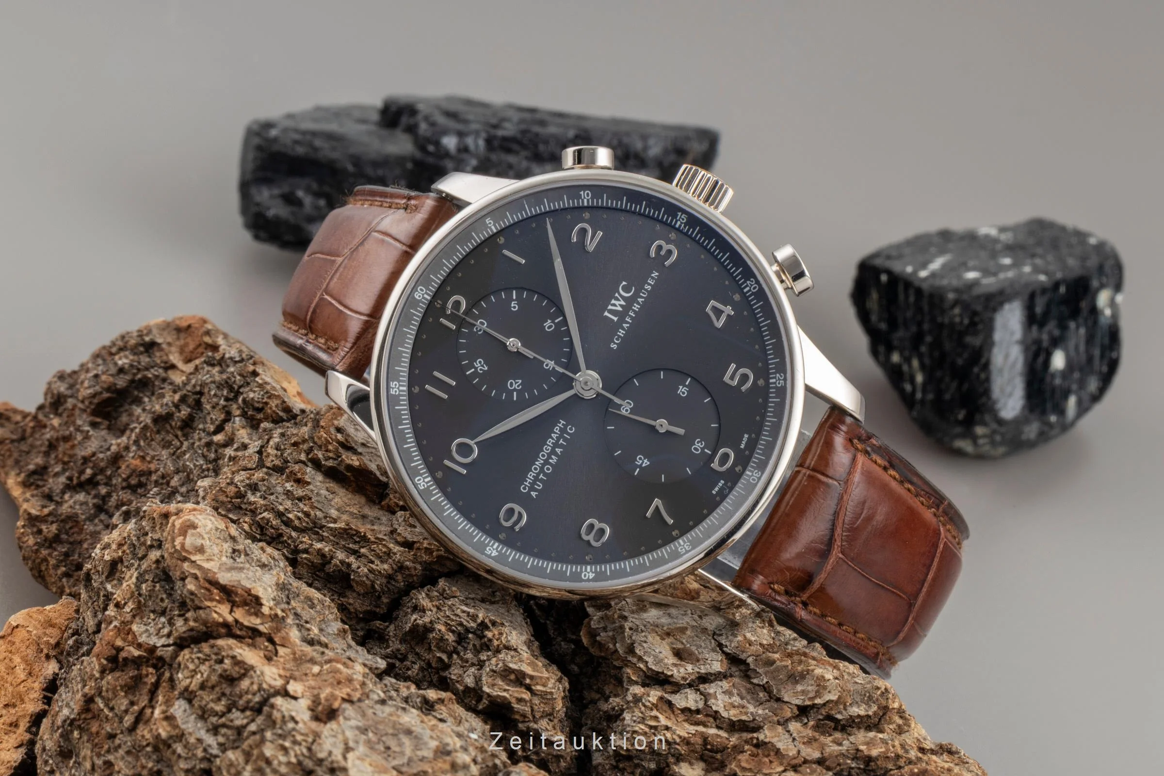 IWC Portugieser chronograph 18 ct white gold automatic men's watch IW371431 LP: 22500EUR  [2505697] - Image 3
