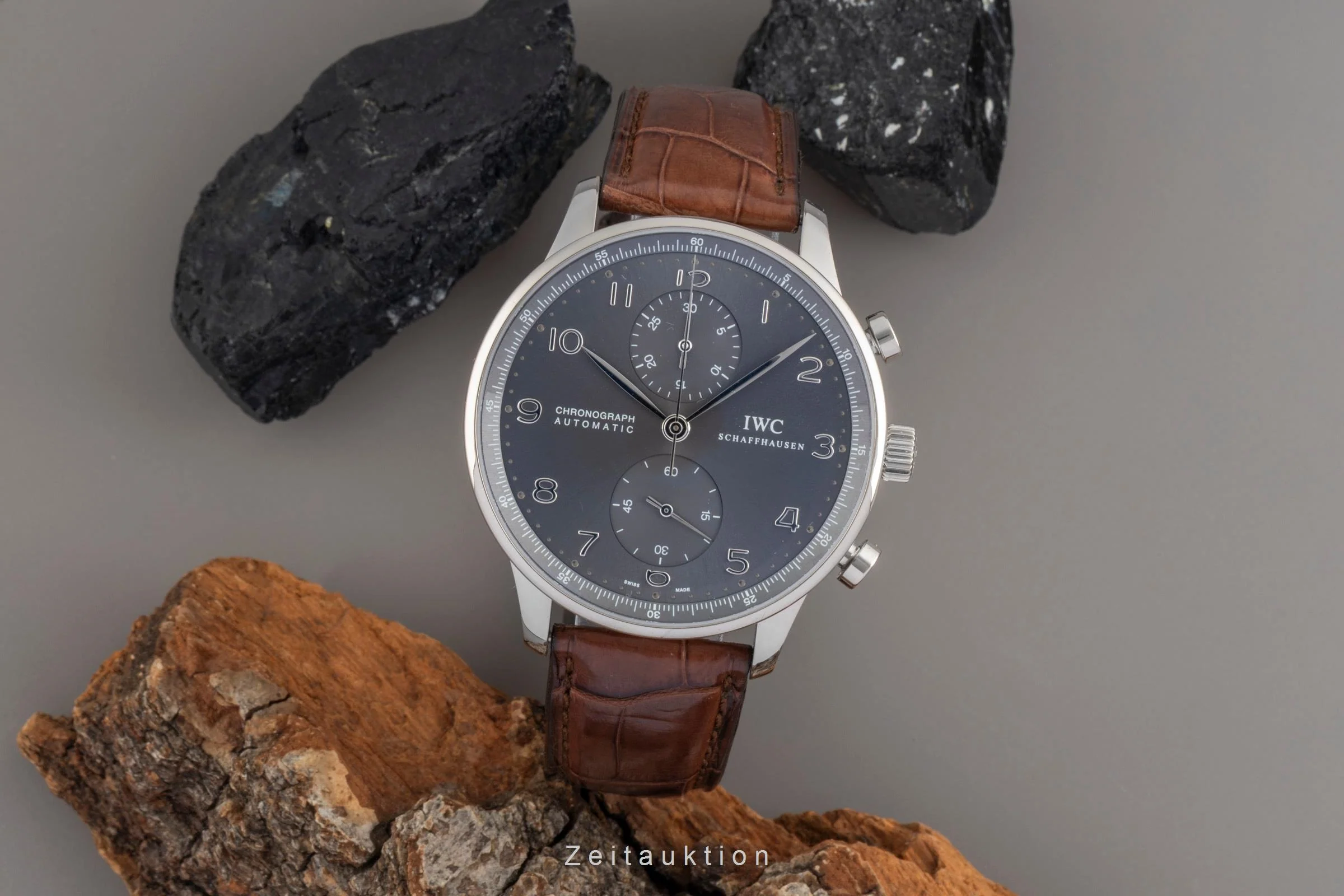 IWC Portugieser chronograph 18 ct white gold automatic men's watch IW371431 LP: 22500EUR  [2505697] - Image 4