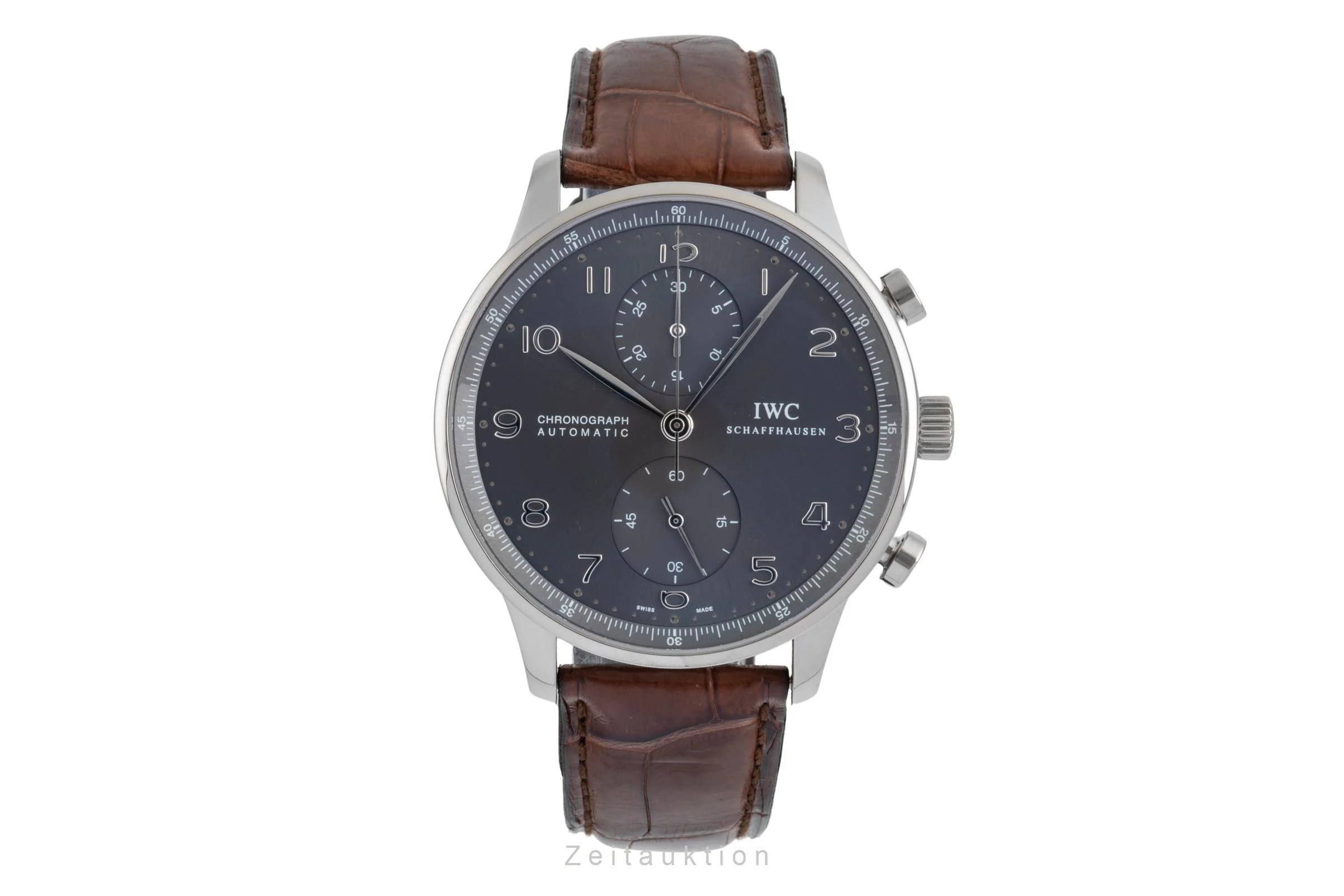 IWC Portugieser chronograph 18 ct white gold automatic men's watch IW371431 LP: 22500EUR  [2505697] - Image 5