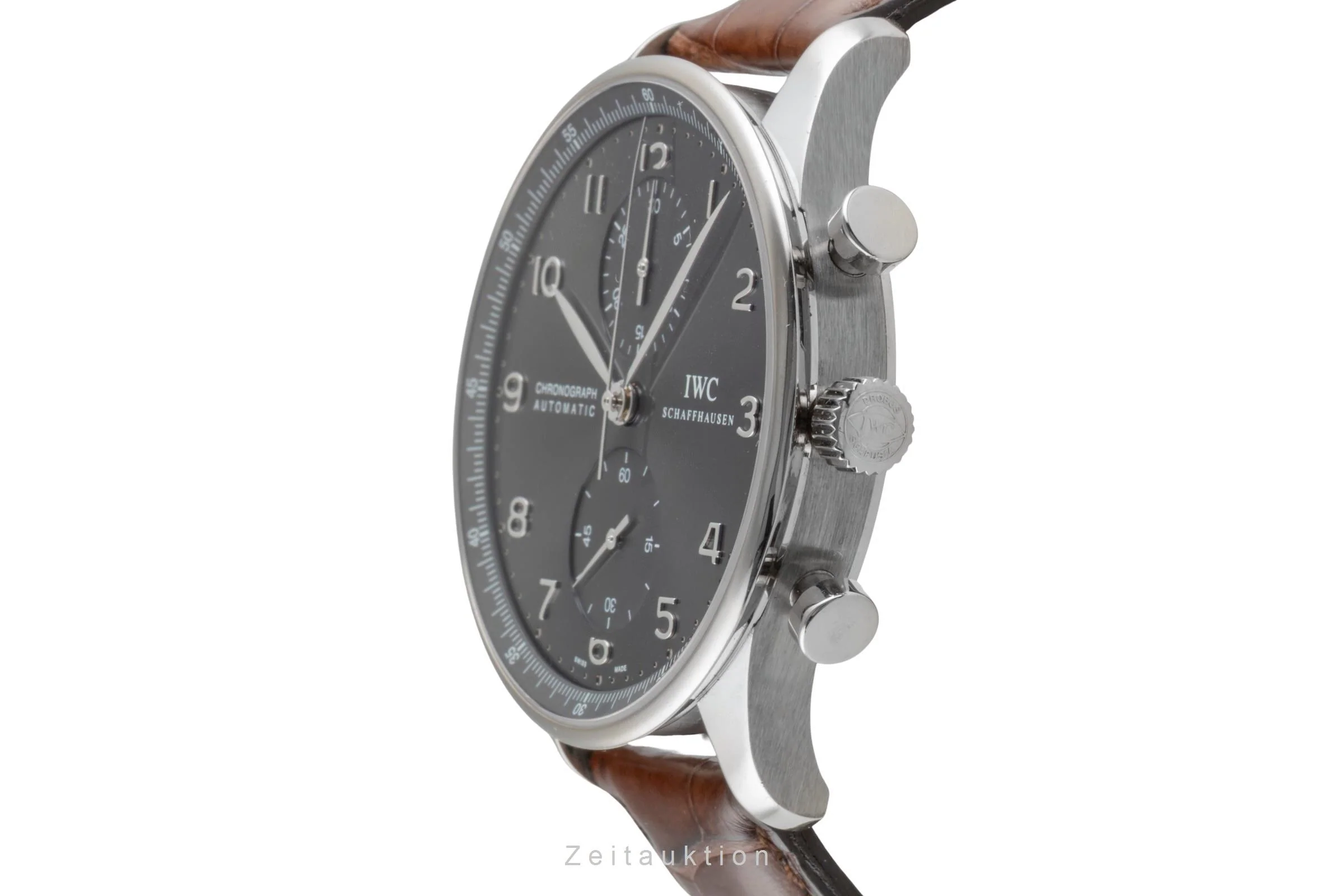 IWC Portugieser chronograph 18 ct white gold automatic men's watch IW371431 LP: 22500EUR  [2505697] - Image 7