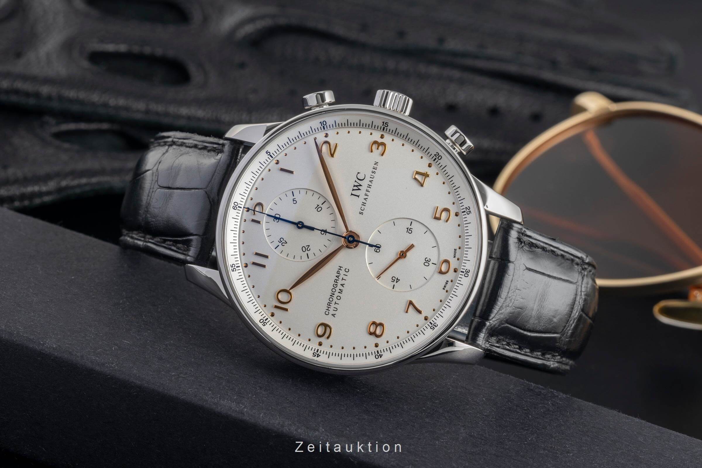 IWC Portugieser chronograph steel automatic men's watch IW371401 LP: 9100EUR  [2501847] - Image 3