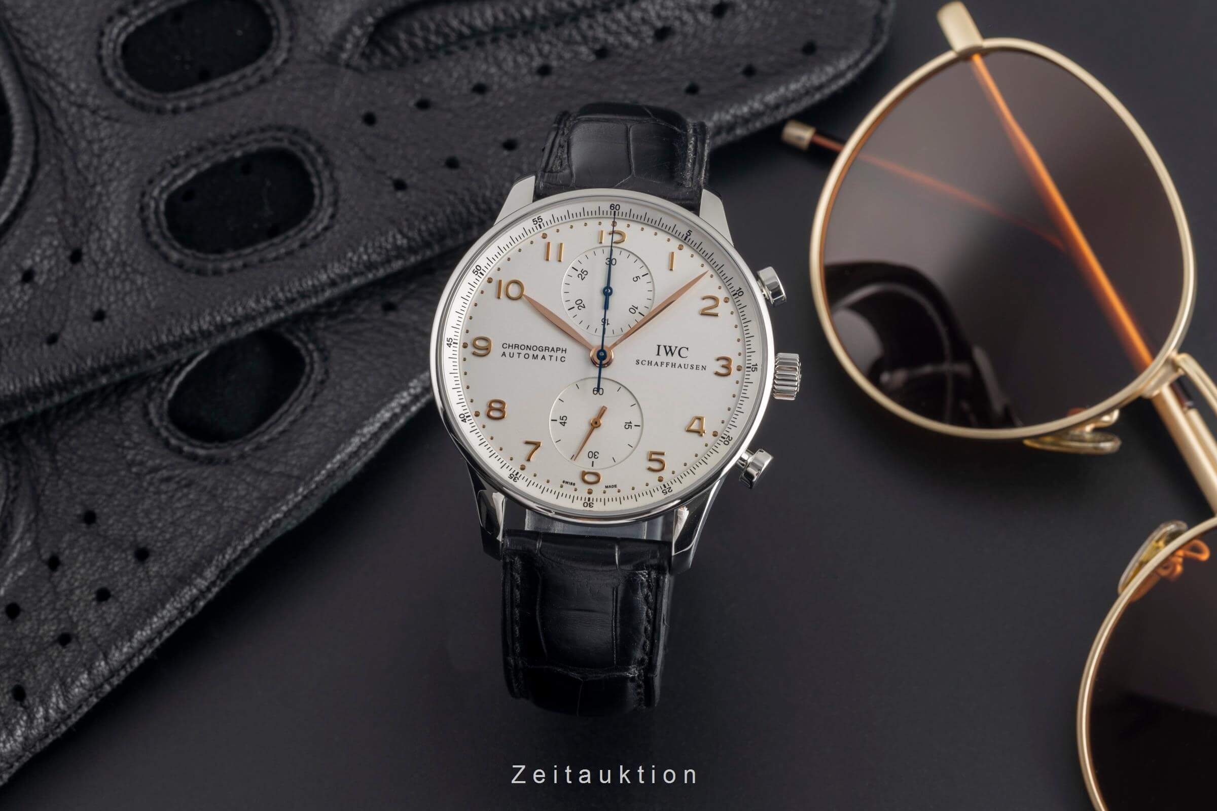 IWC Portugieser chronograph steel automatic men's watch IW371401 LP: 9100EUR  [2501847] - Image 4