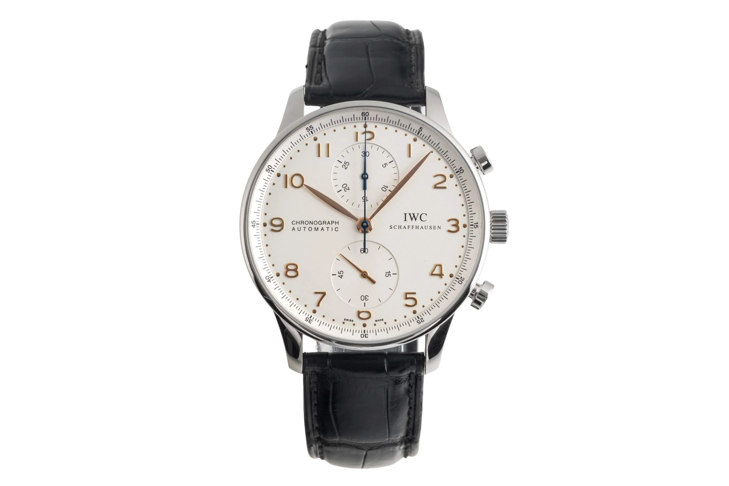 IWC Portugieser chronograph steel automatic men's watch IW371401 LP: 9100EUR  [2501847] - Image 5
