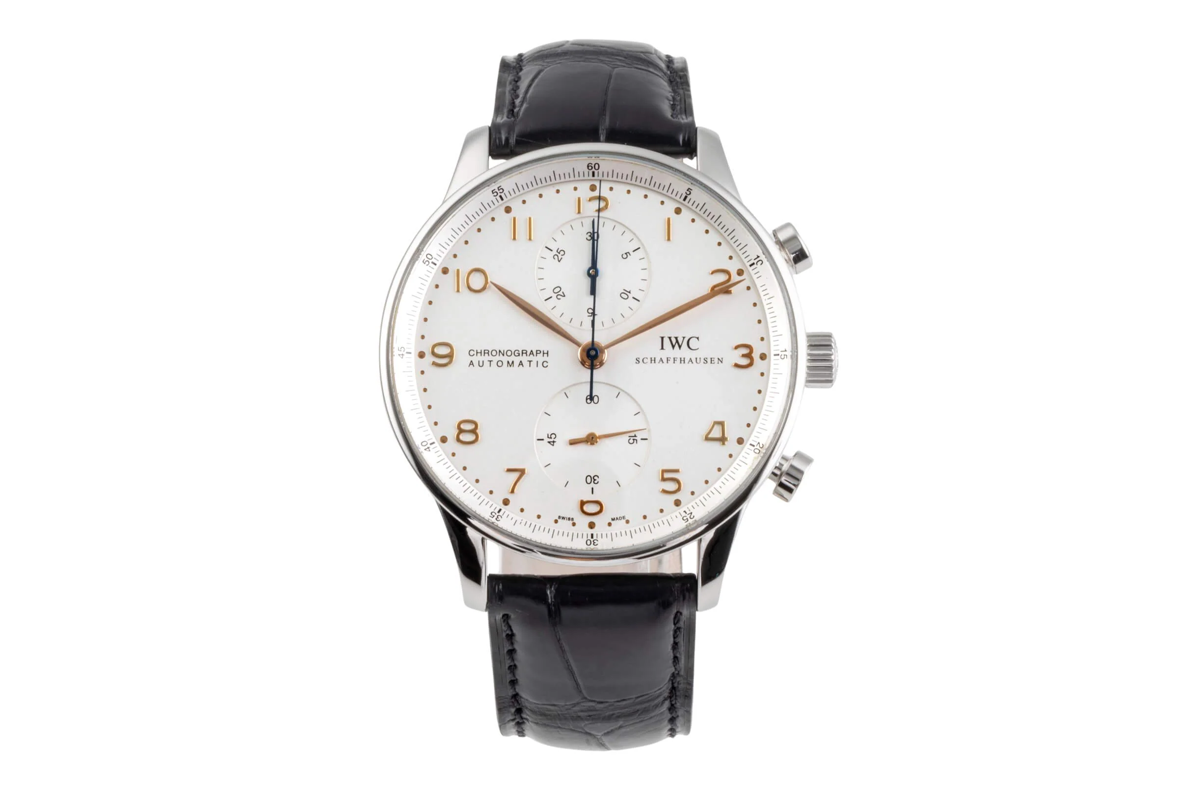 IWC Portugieser chronograph steel automatic men's watch IW371401 LP: 9100EUR  [2502122] - Image 5