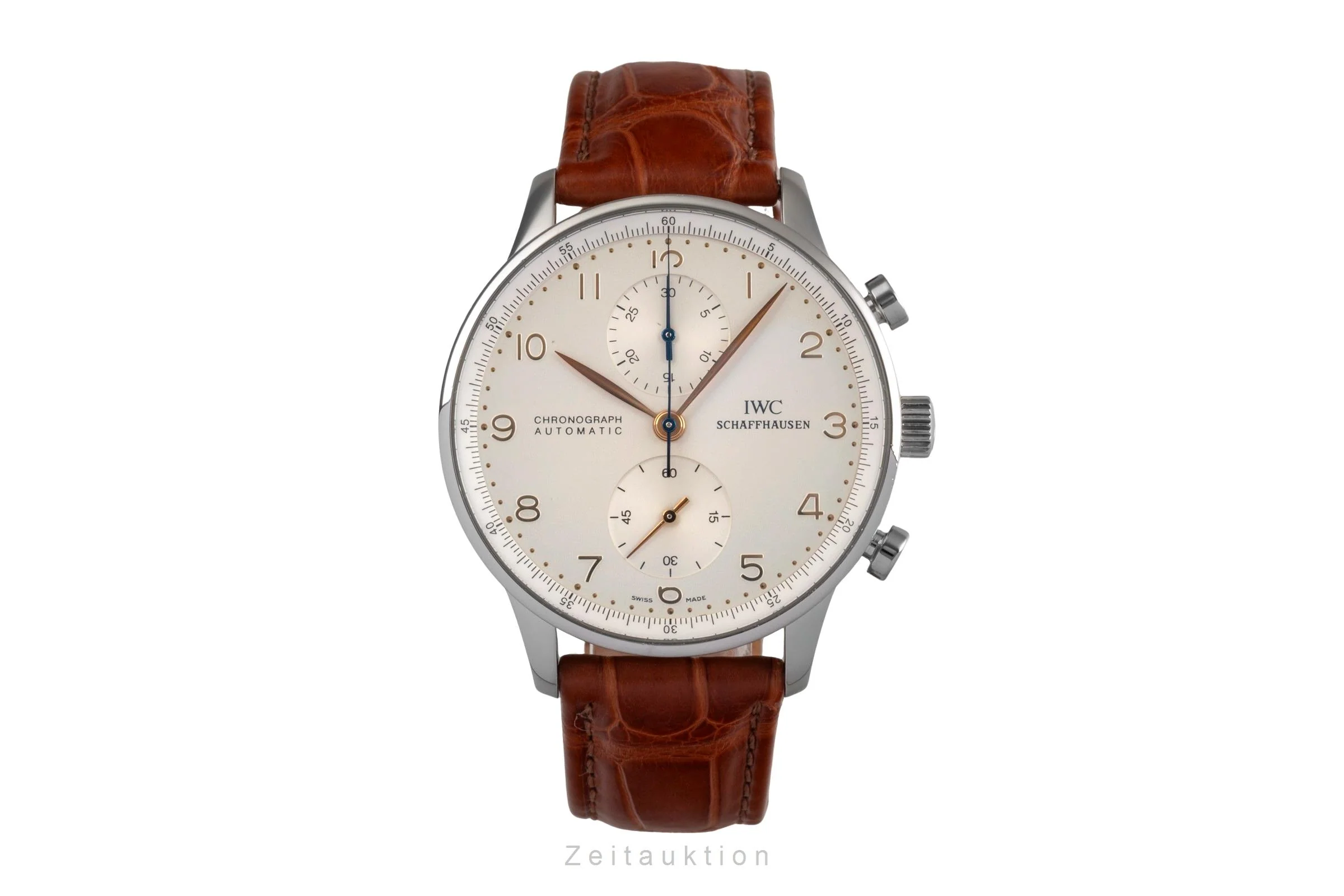 IWC Portugieser chronograph steel automatic men's watch IW371401 LP: 9100EUR  [2503236] - Image 5