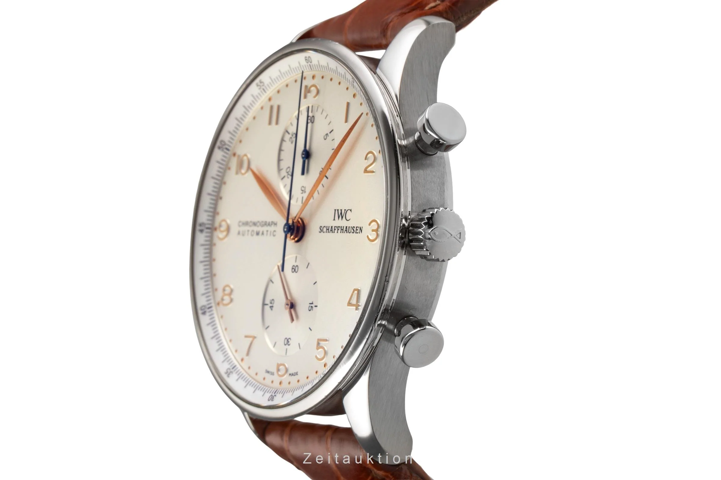 IWC Portugieser chronograph steel automatic men's watch IW371401 LP: 9100EUR  [2503236] - Image 7