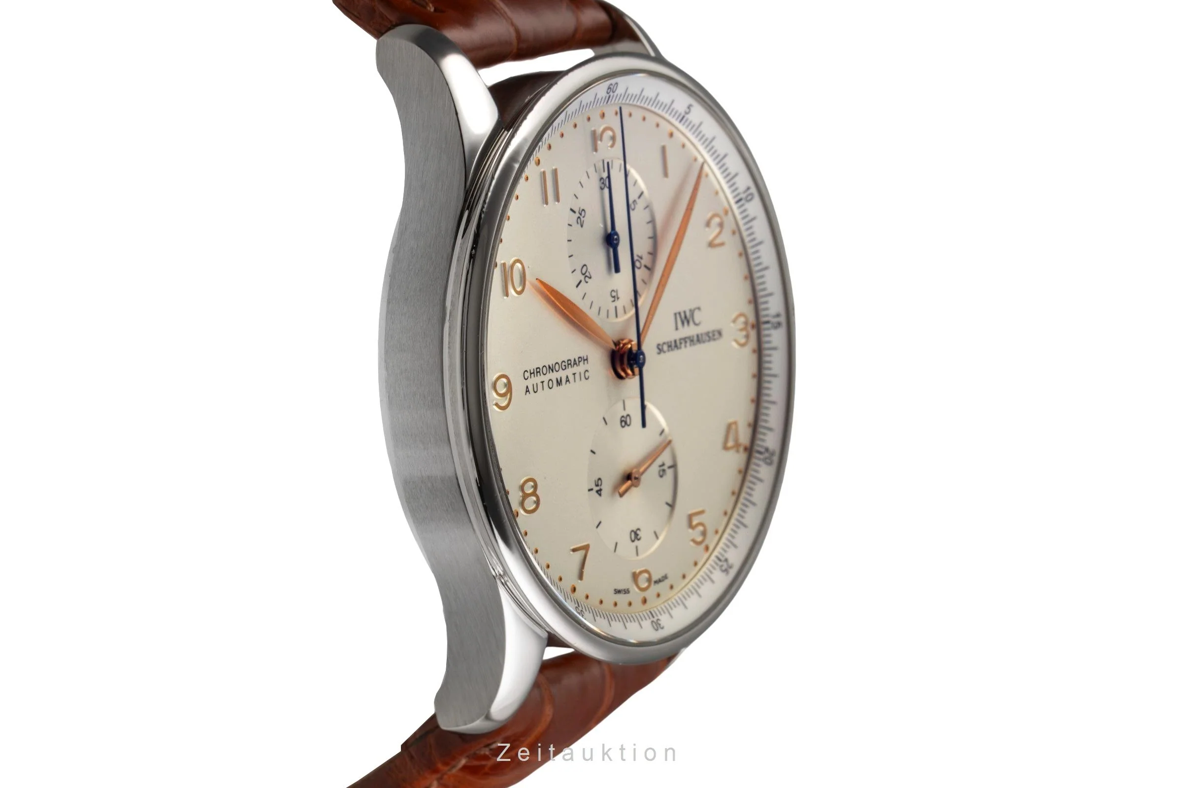 IWC Portugieser chronograph steel automatic men's watch IW371401 LP: 9100EUR  [2503236] - Image 8