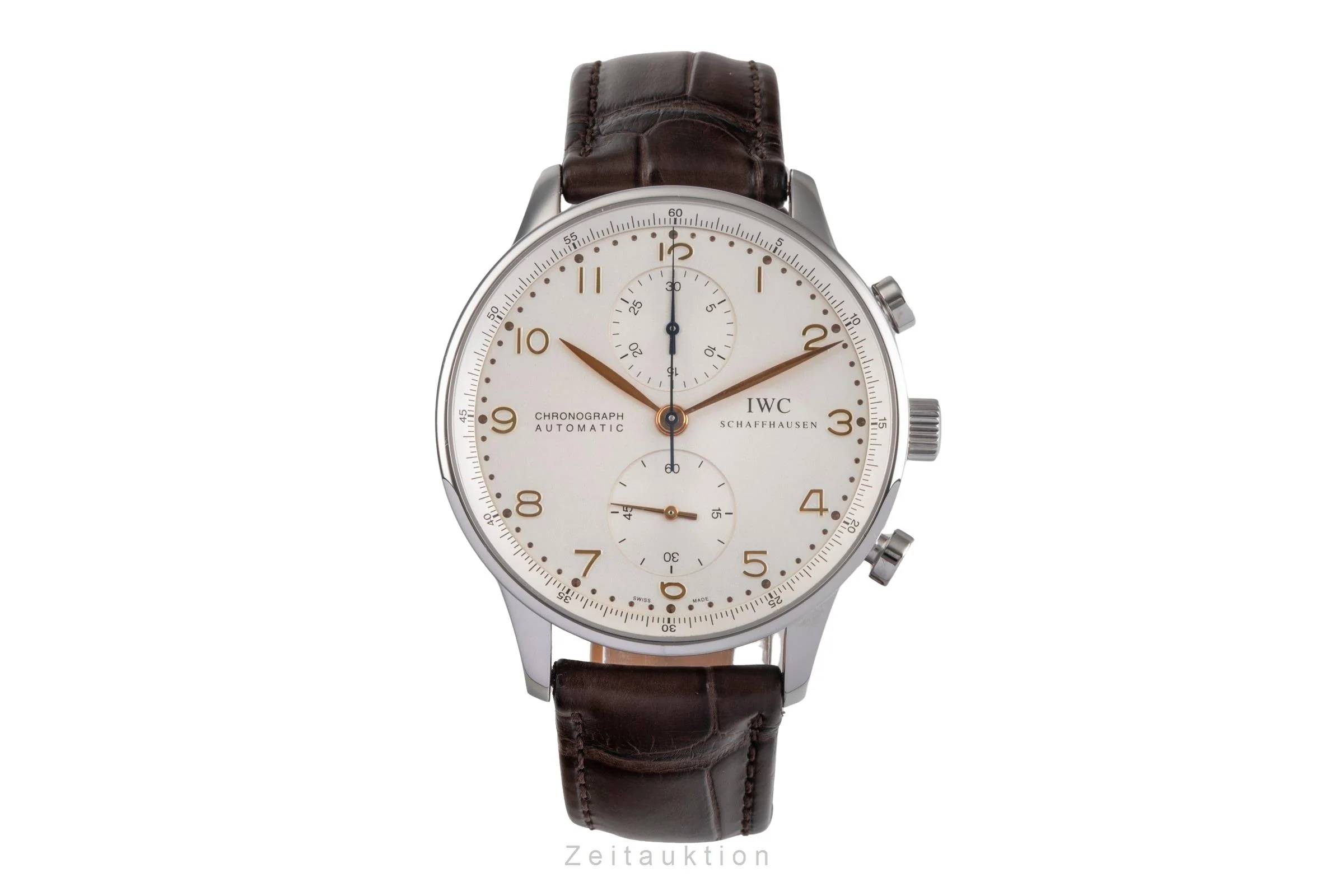 IWC Portugieser chronograph steel automatic men's watch IW371401 LP: 9100EUR  [2503482] - Image 5