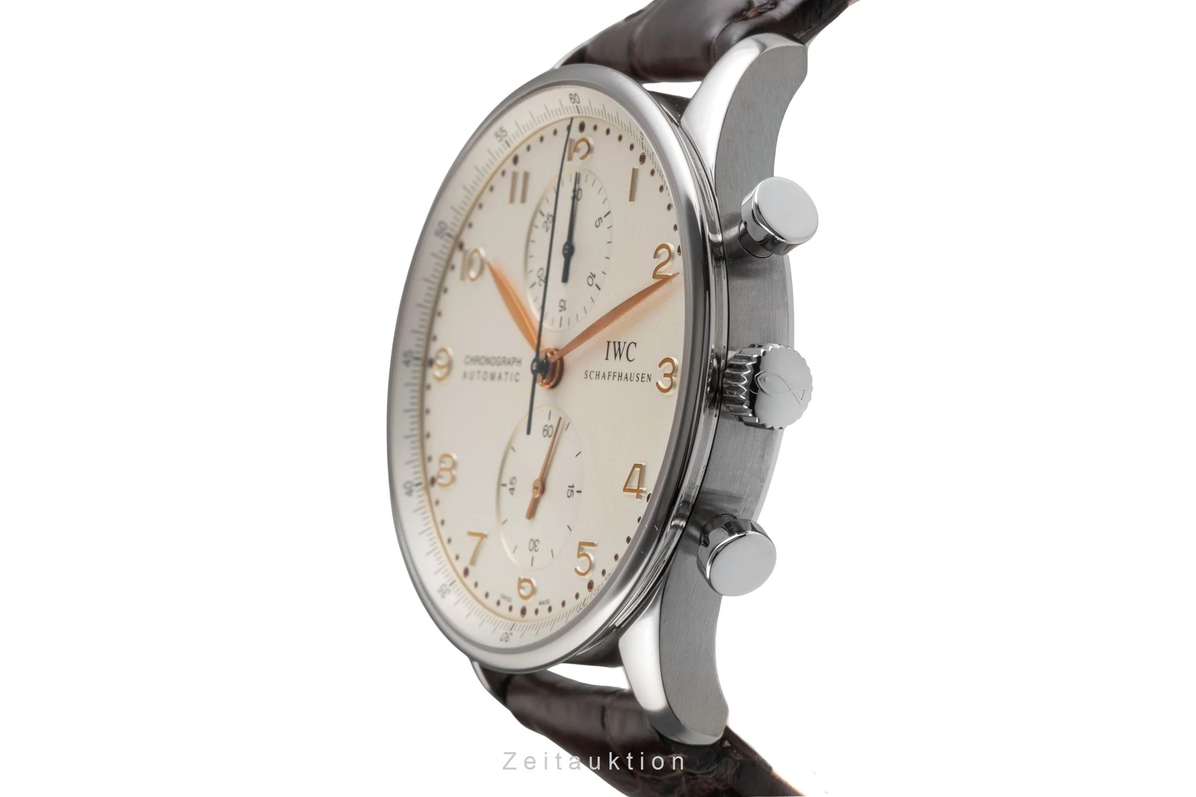 IWC Portugieser chronograph steel automatic men's watch IW371401 LP: 9100EUR  [2503482] - Image 7