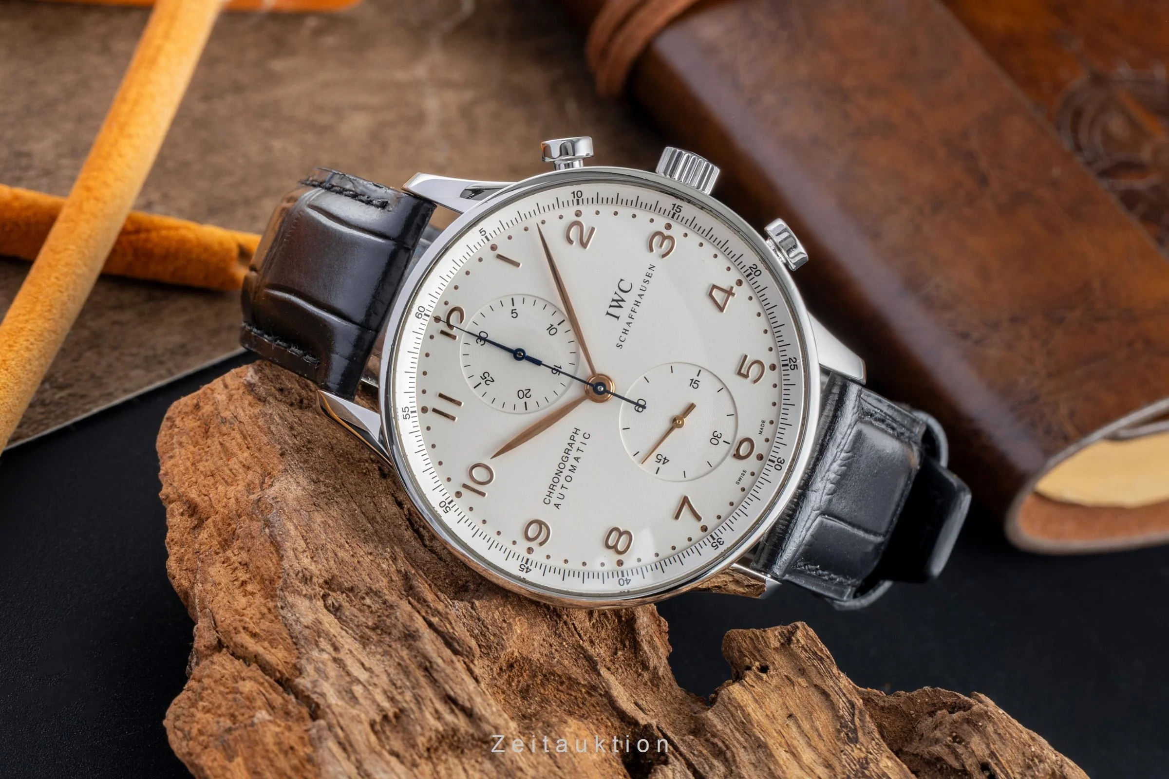 IWC Portugieser chronograph steel automatic men's watch IW371401 LP: 9100EUR  [2504701] - Image 3