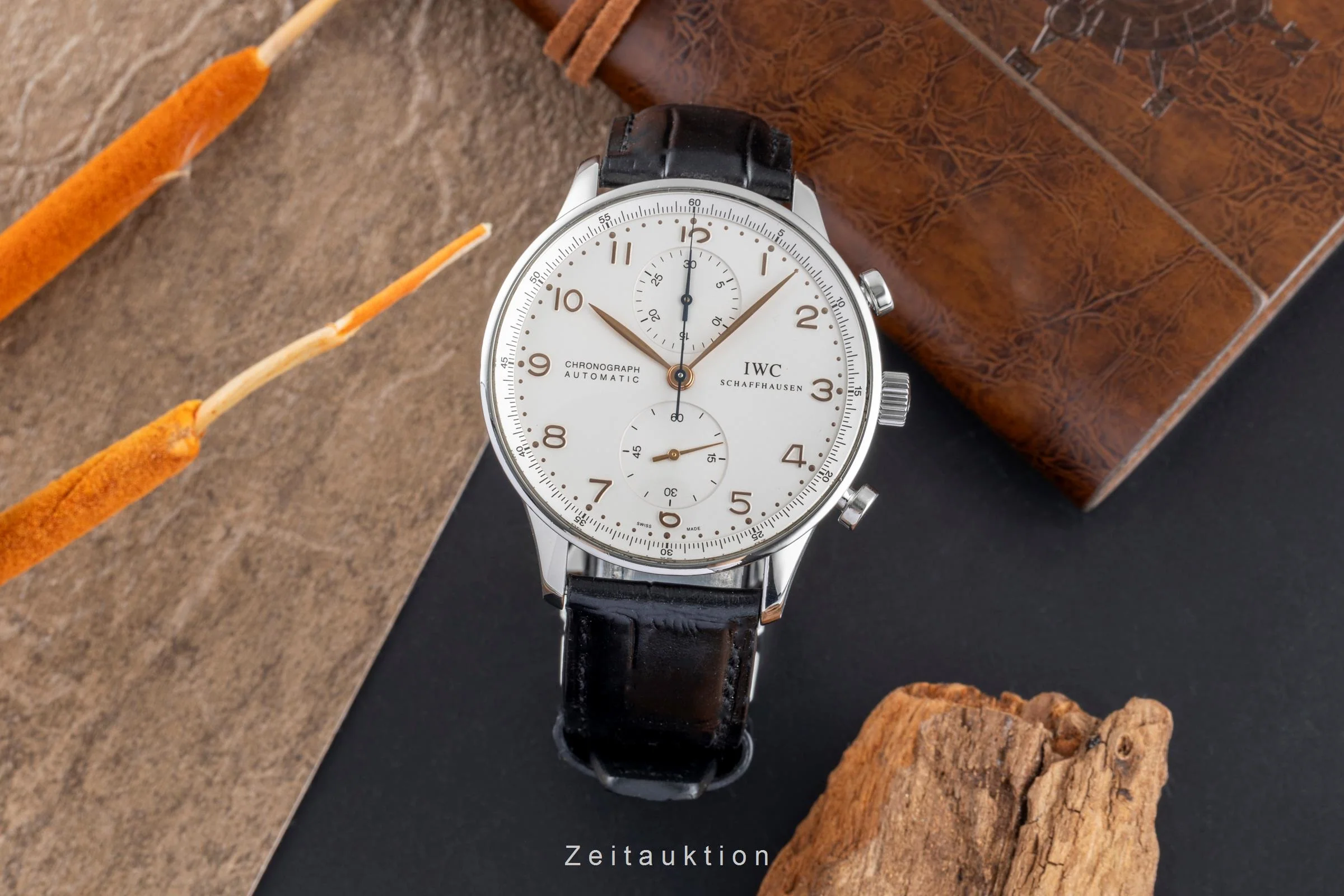 IWC Portugieser chronograph steel automatic men's watch IW371401 LP: 9100EUR  [2504701] - Image 4