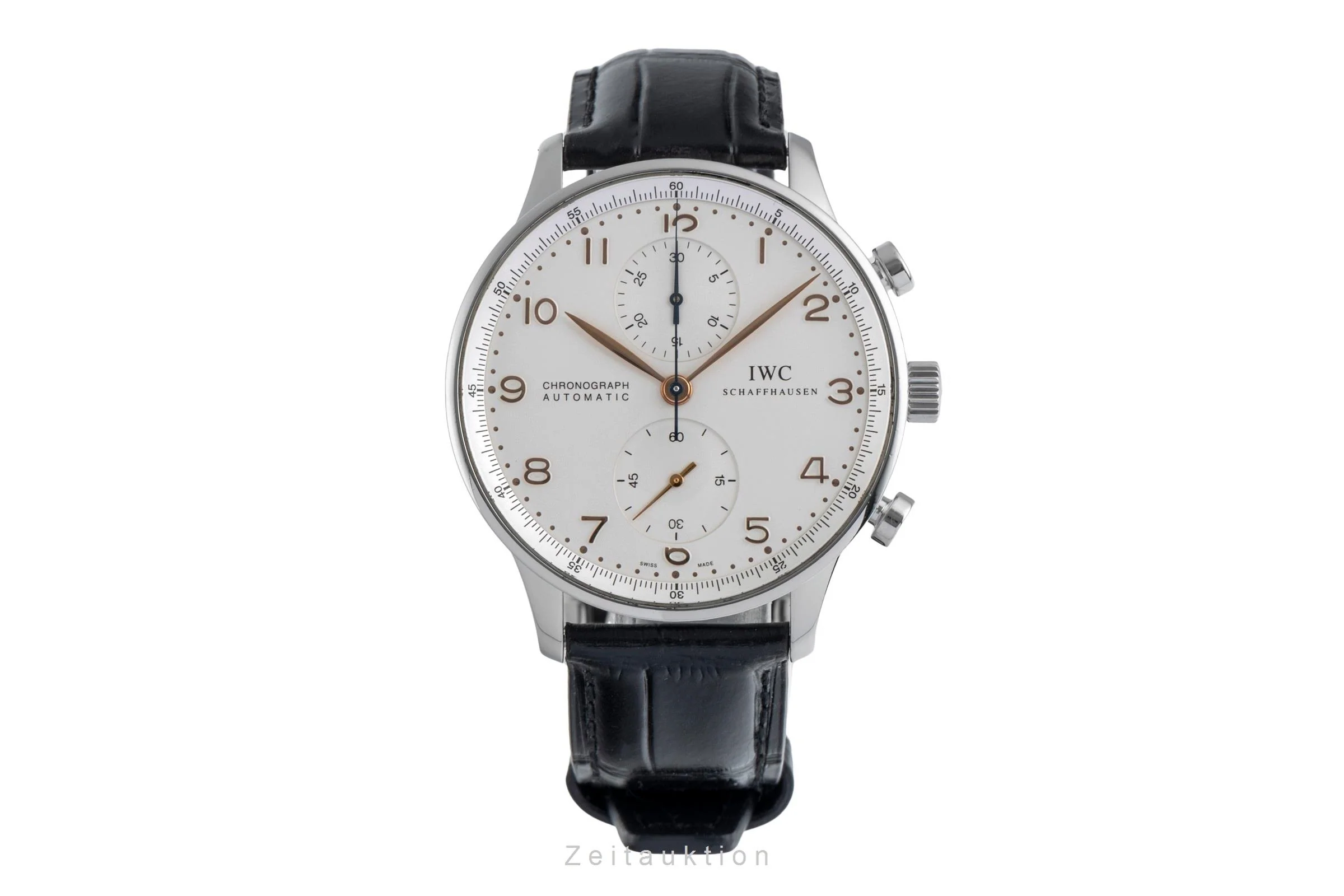 IWC Portugieser chronograph steel automatic men's watch IW371401 LP: 9100EUR  [2504701] - Image 5