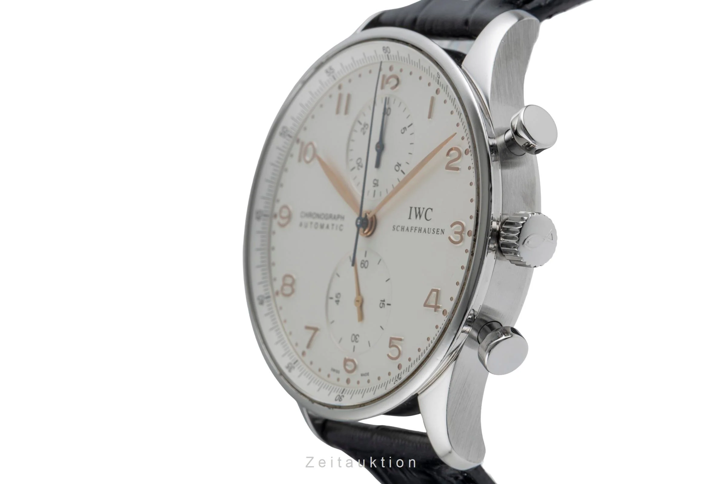 IWC Portugieser chronograph steel automatic men's watch IW371401 LP: 9100EUR  [2504701] - Image 7