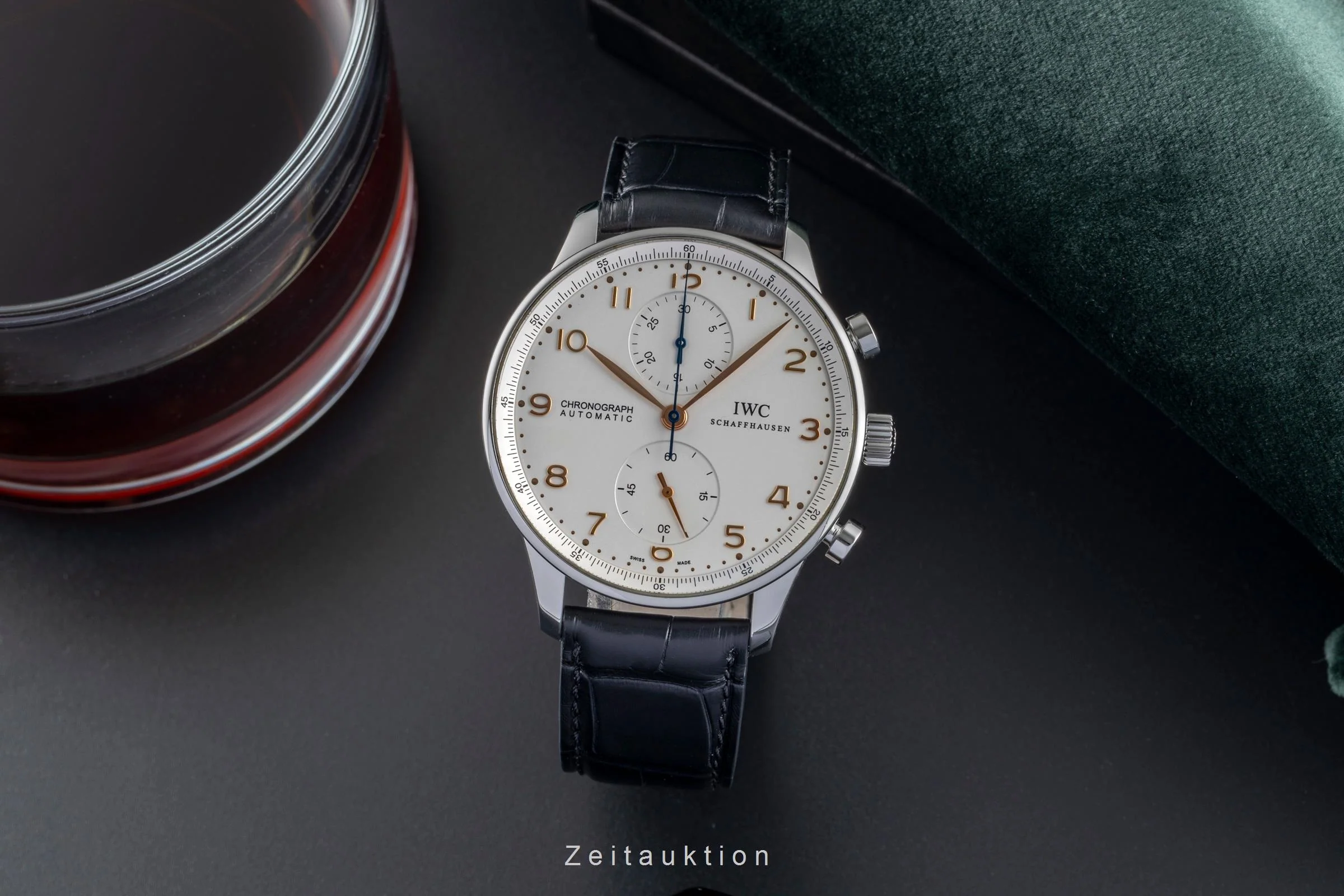IWC Portugieser chronograph steel automatic men's watch IW371401 LP: 9100EUR  [2504992] - Image 4