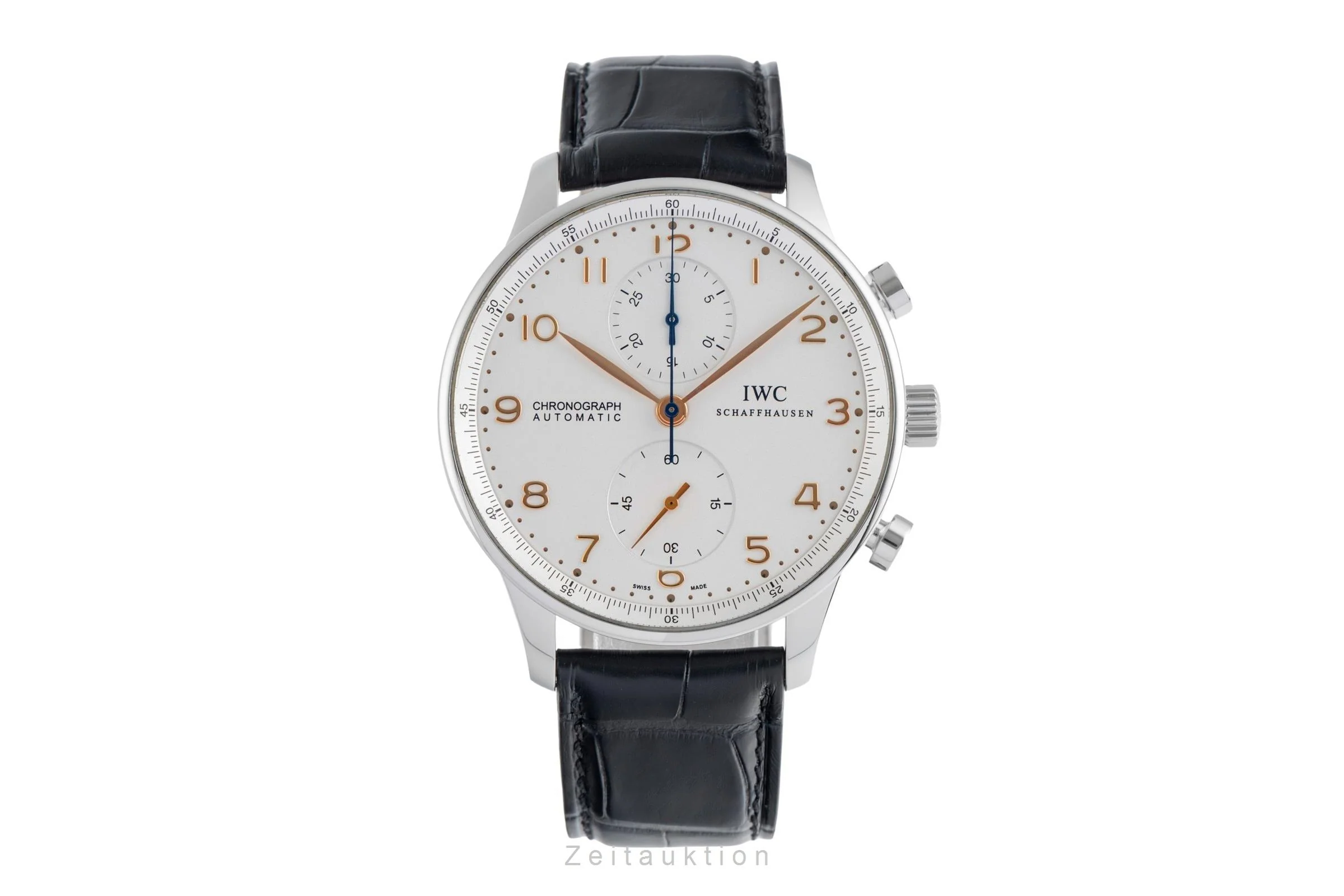 IWC Portugieser chronograph steel automatic men's watch IW371401 LP: 9100EUR  [2504992] - Image 5
