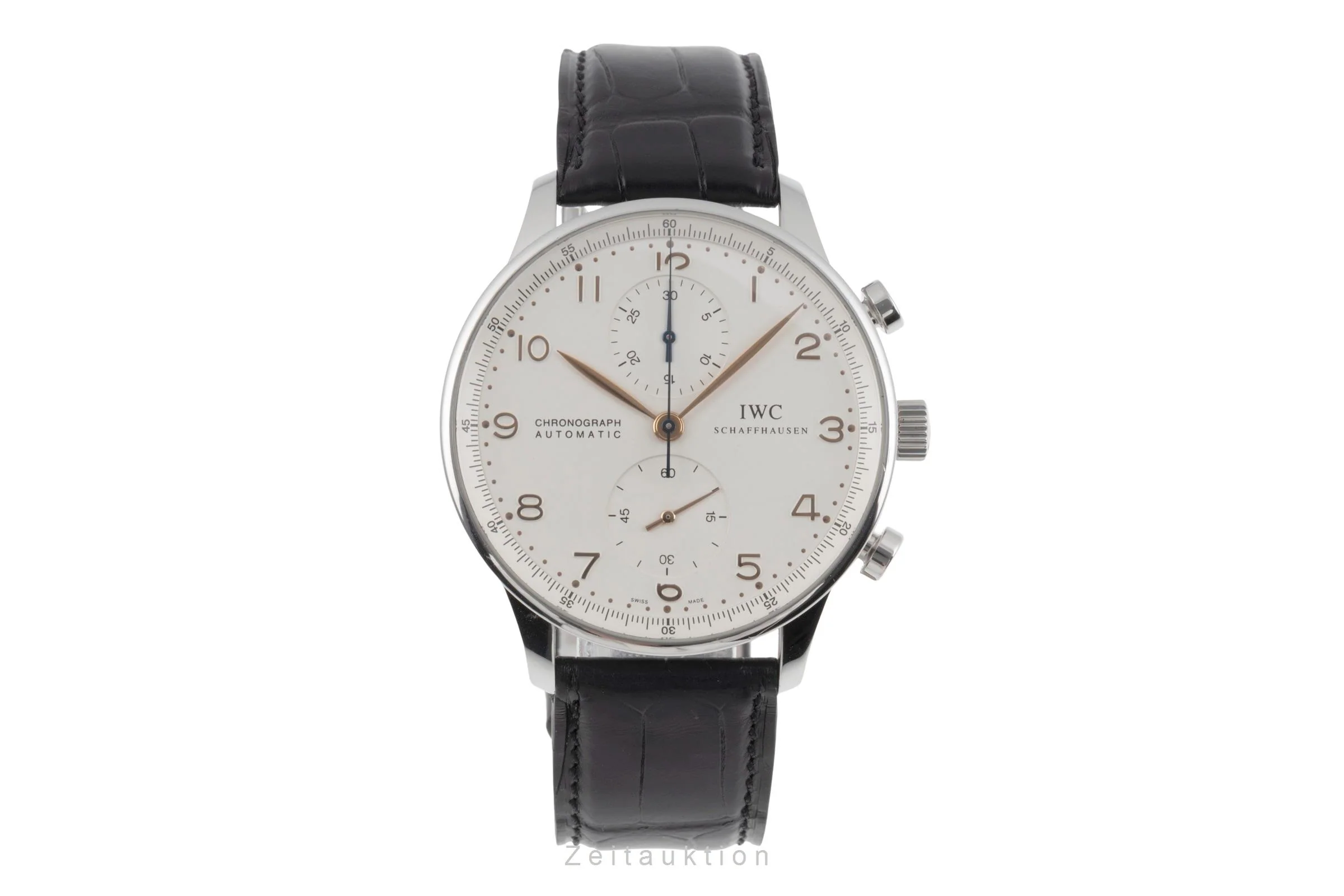 IWC Portugieser chronograph steel automatic men's watch IW371401 LP: 9100EUR  [2505089] - Image 5