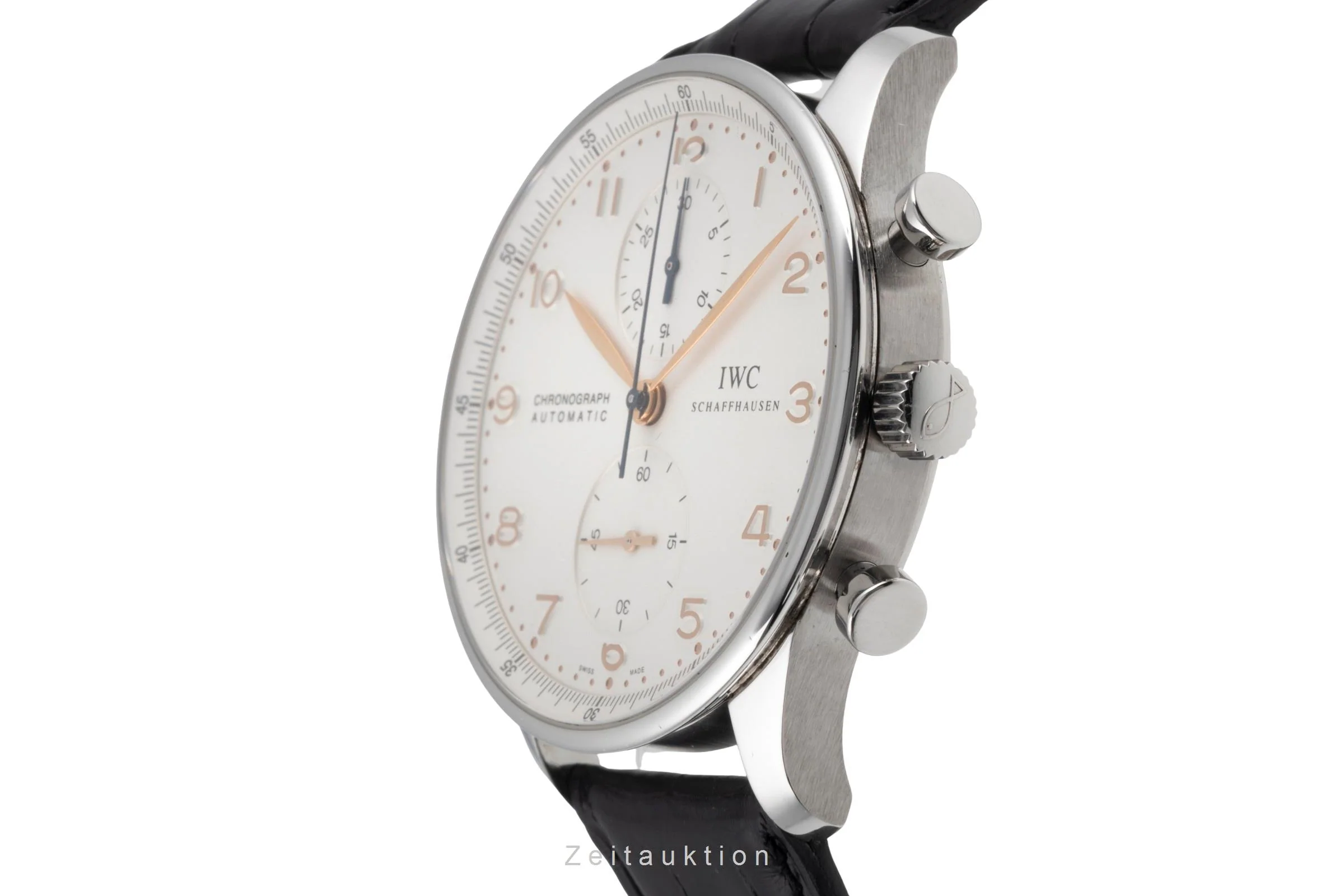 IWC Portugieser chronograph steel automatic men's watch IW371401 LP: 9100EUR  [2505089] - Image 7