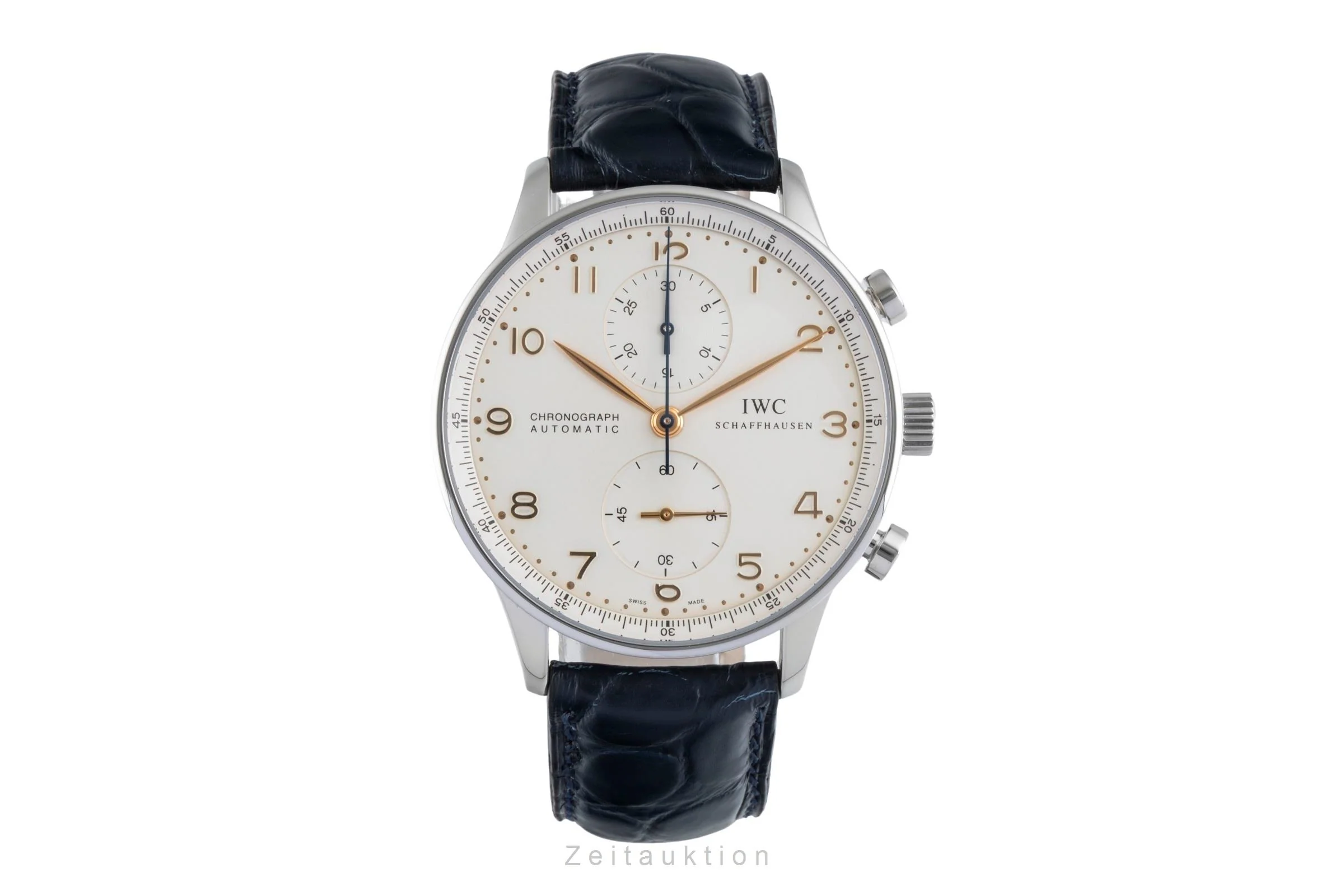 IWC Portugieser chronograph steel automatic men's watch IW371401 LP: 9100EUR  [2505392] - Image 5