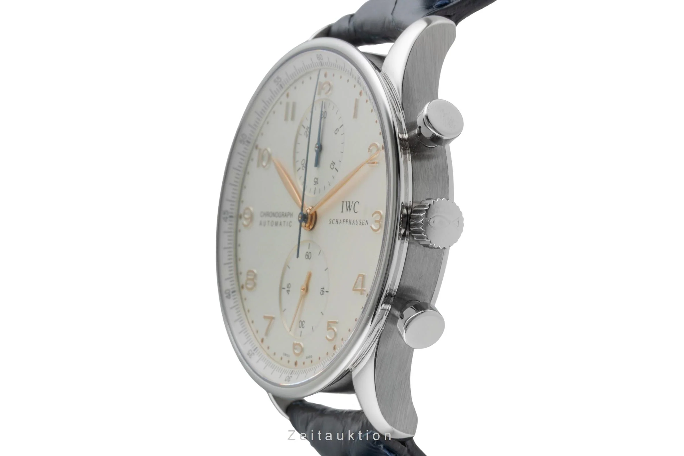 IWC Portugieser chronograph steel automatic men's watch IW371401 LP: 9100EUR  [2505392] - Image 7