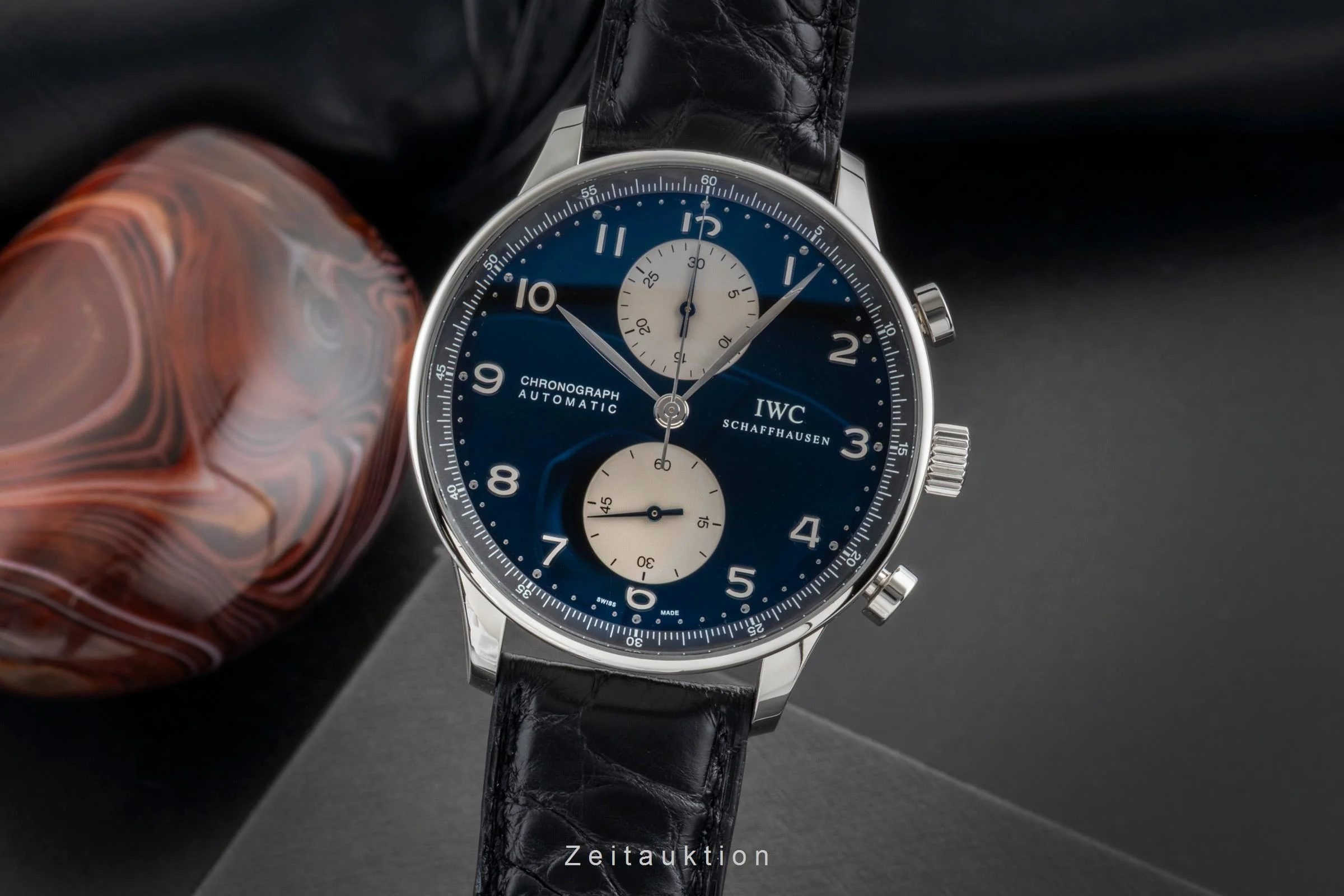 IWC Portugieser chronograph steel automatic men's watch IW371404 LP: 9100EUR  [2600782] - Image 2
