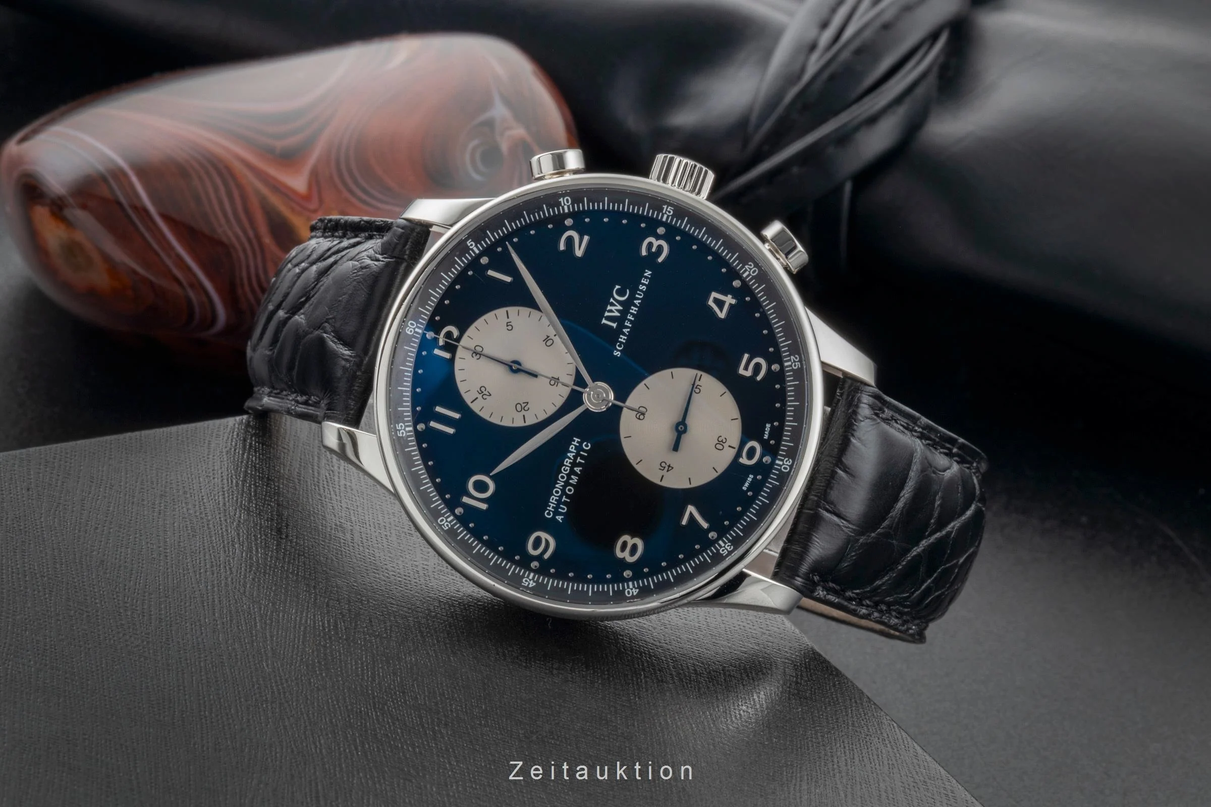 IWC Portugieser chronograph steel automatic men's watch IW371404 LP: 9100EUR  [2600782] - Image 3