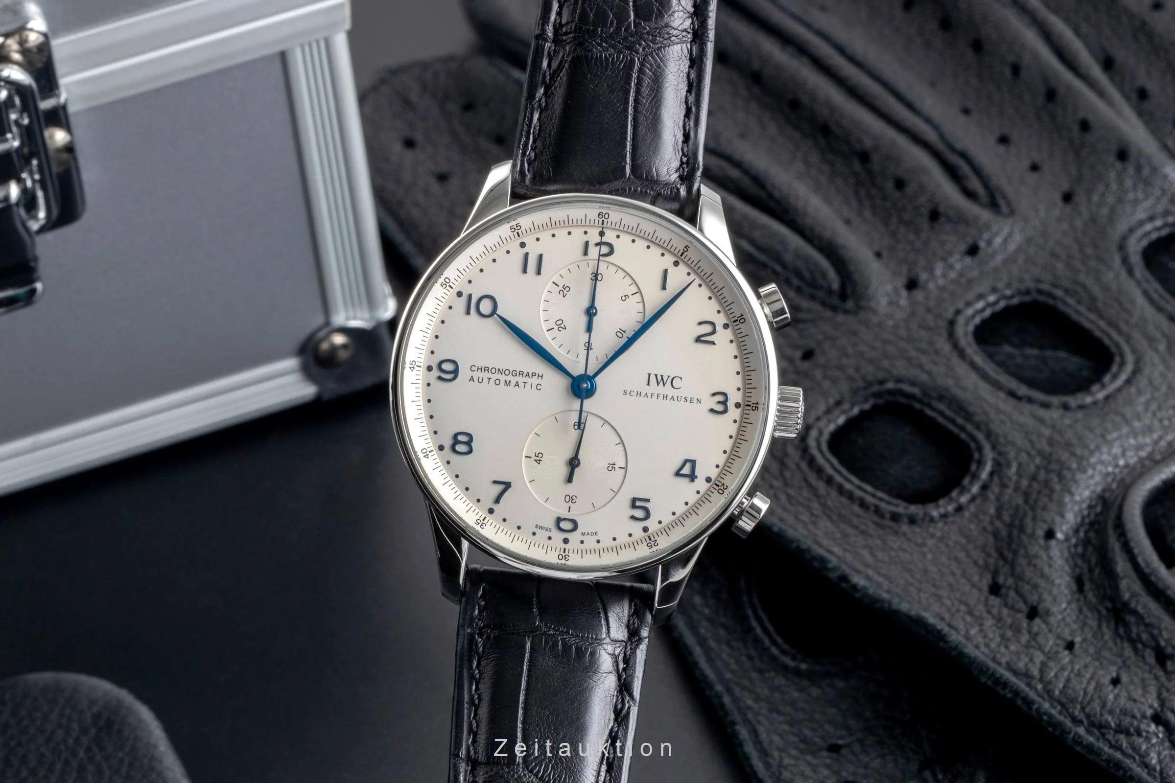 IWC Portugieser chronograph steel automatic men's watch IW371417 LP: 9100EUR  [2501739] - Image 2
