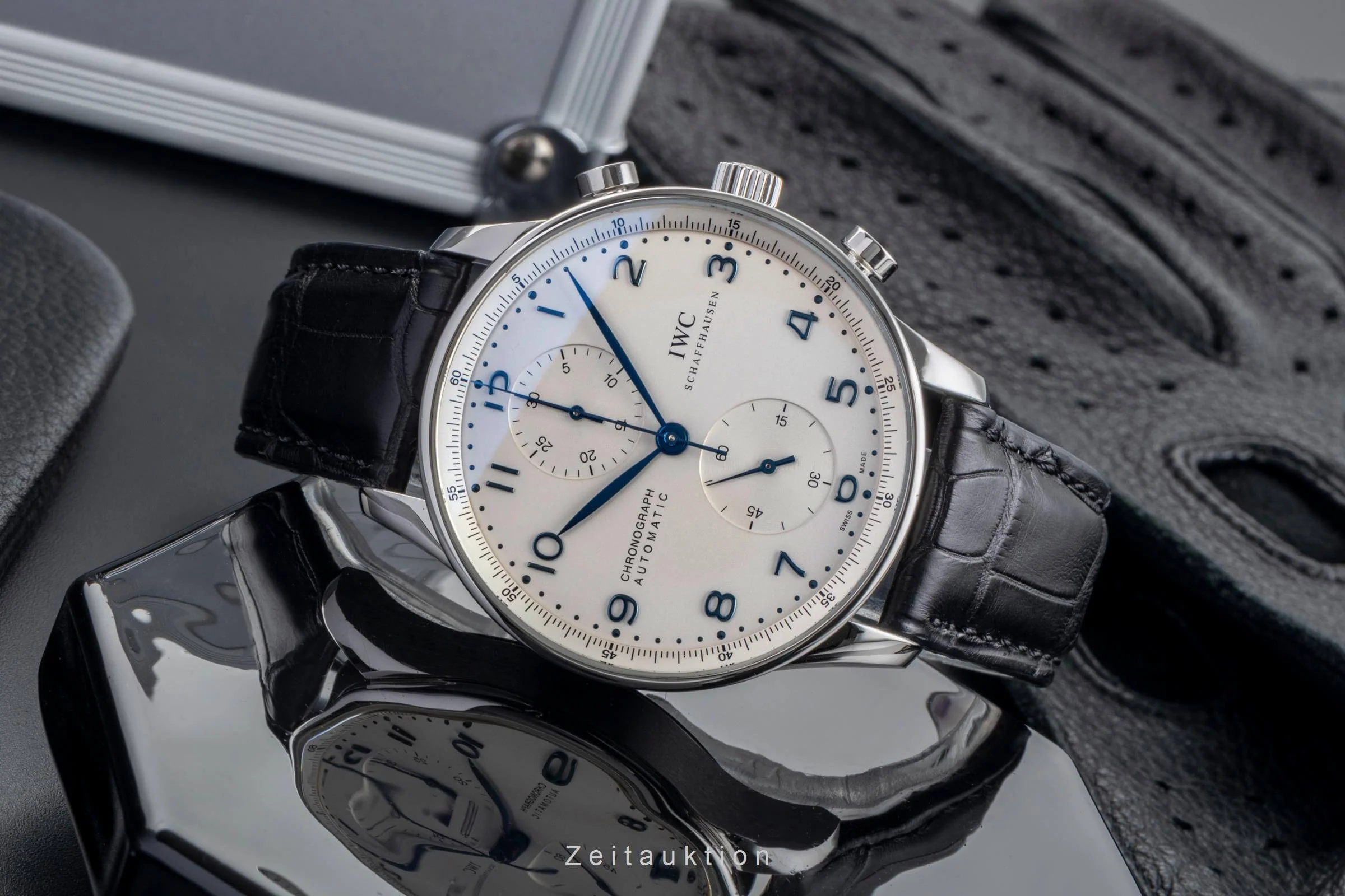 IWC Portugieser chronograph steel automatic men's watch IW371417 LP: 9100EUR  [2501739] - Image 3