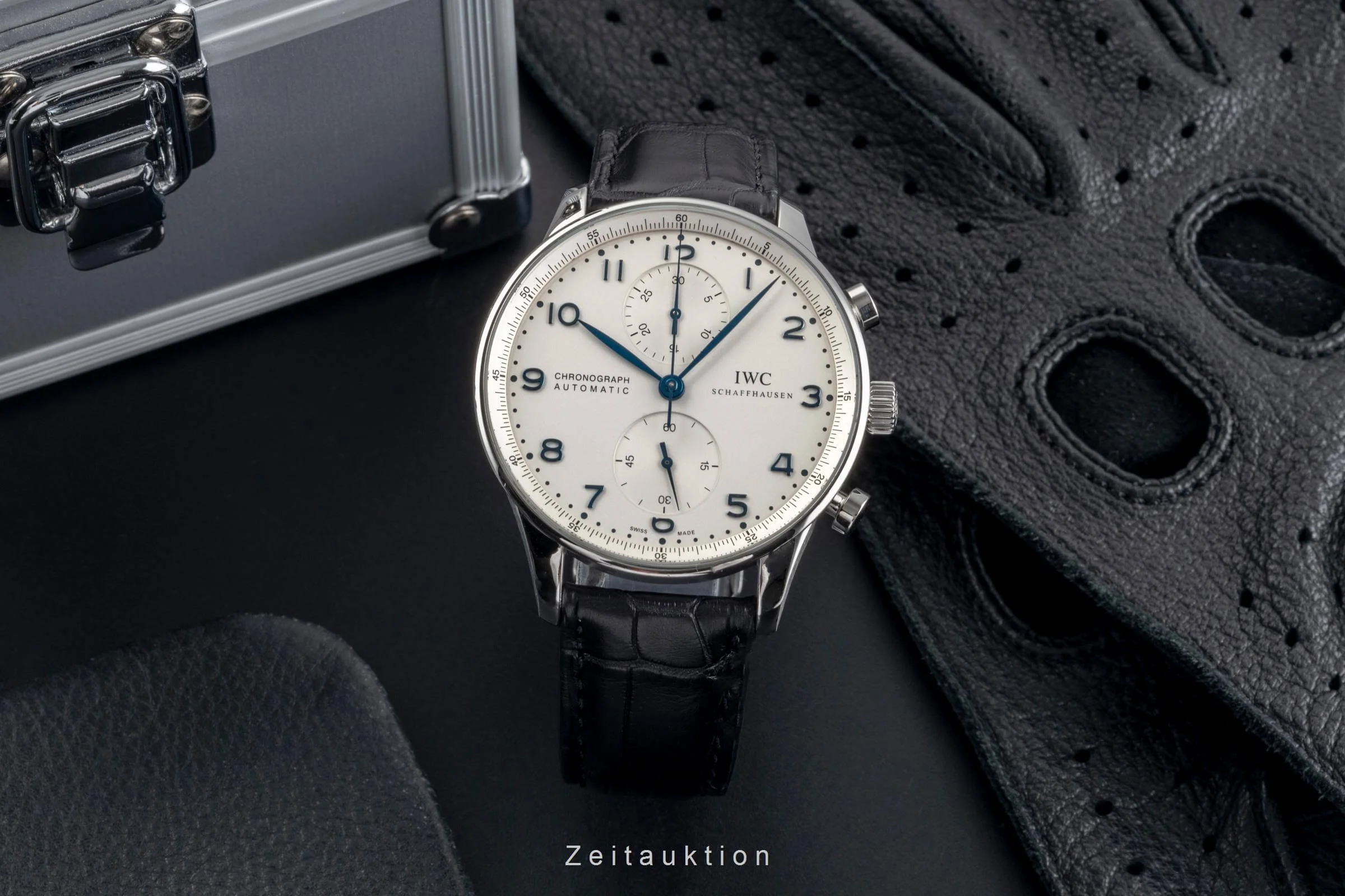 IWC Portugieser chronograph steel automatic men's watch IW371417 LP: 9100EUR  [2501739] - Image 4