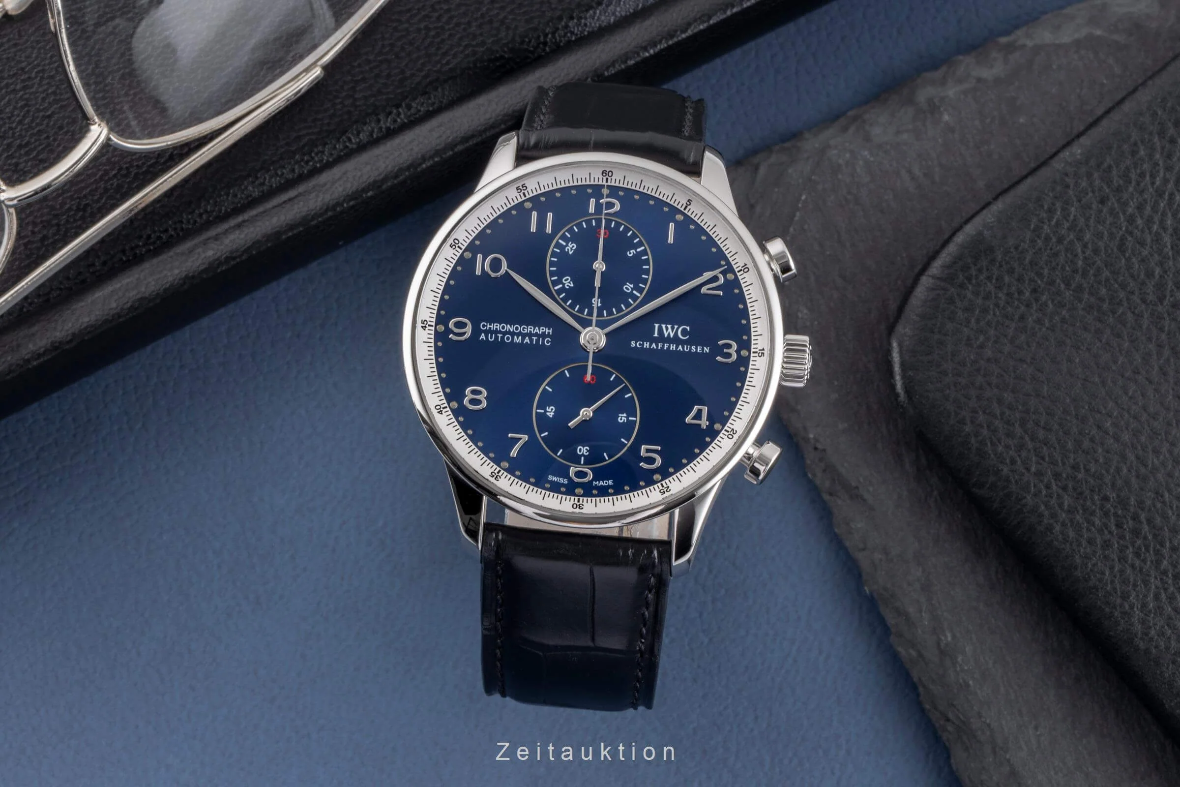 IWC Portugieser chronograph steel automatic men's watch IW371432 LP: 9100EUR Limited  [2500580] - Image 4