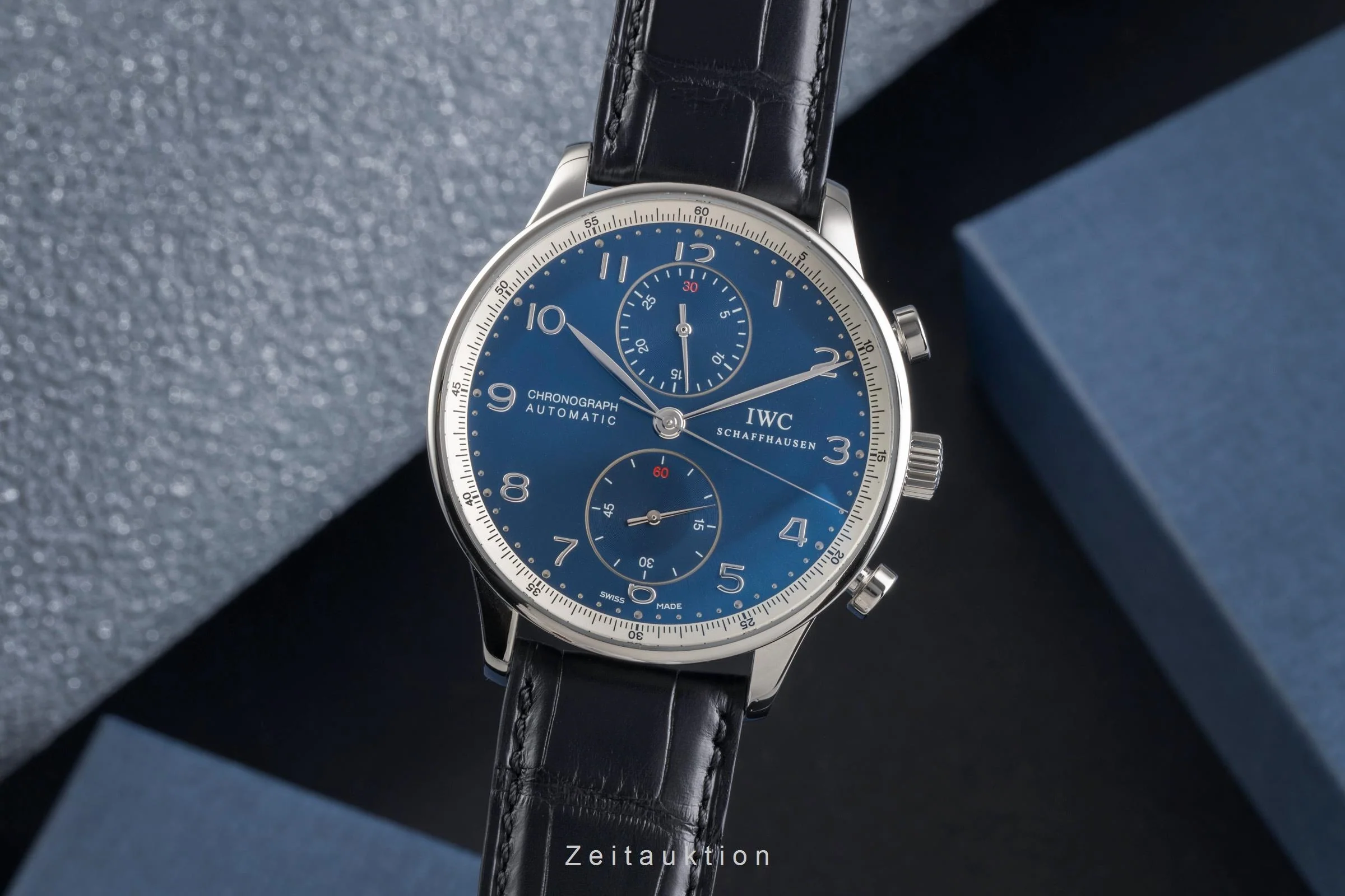 IWC Portugieser chronograph steel automatic men's watch IW371432 LP: 9100EUR Limited  [2503311] - Image 2