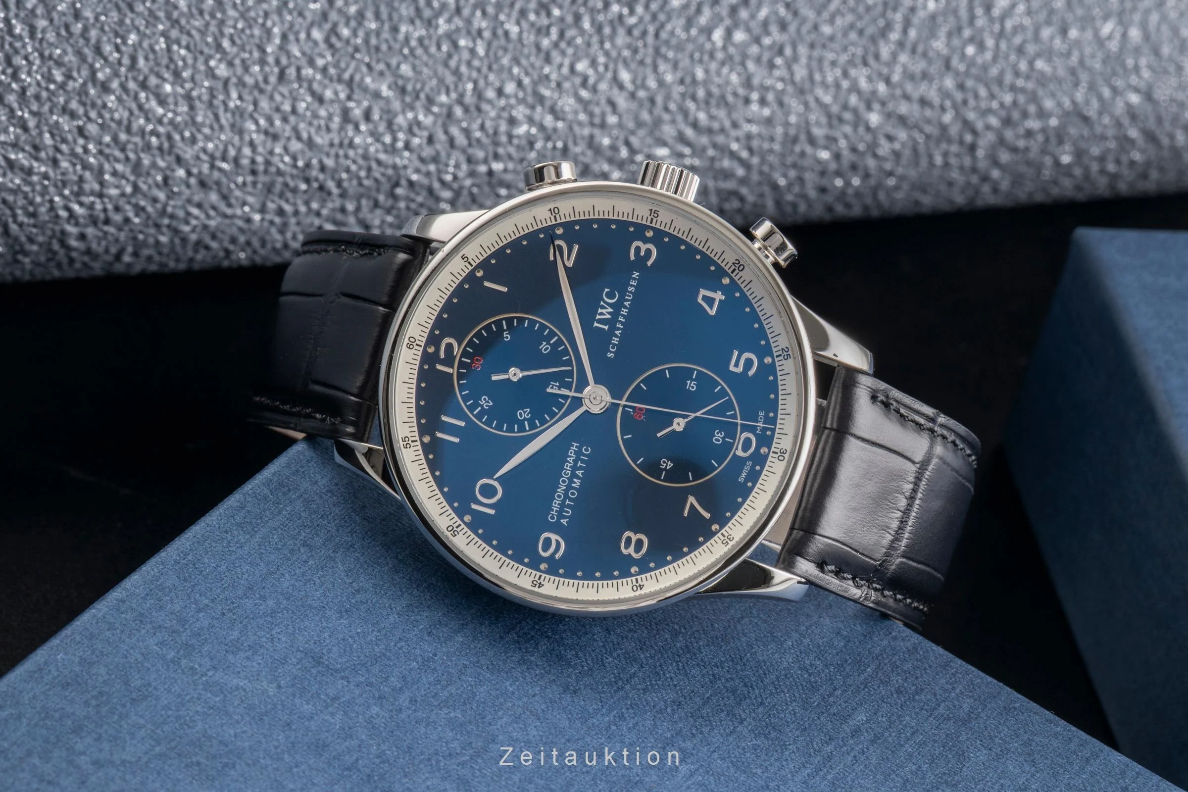 IWC Portugieser chronograph steel automatic men's watch IW371432 LP: 9100EUR Limited  [2503311] - Image 3