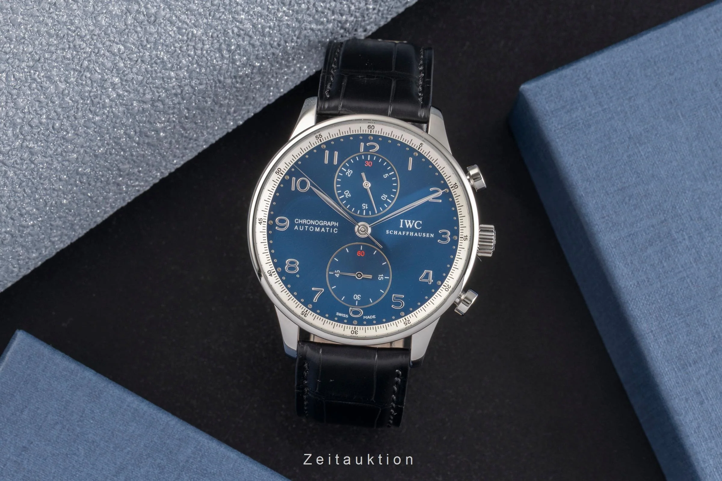 IWC Portugieser chronograph steel automatic men's watch IW371432 LP: 9100EUR Limited  [2503311] - Image 4