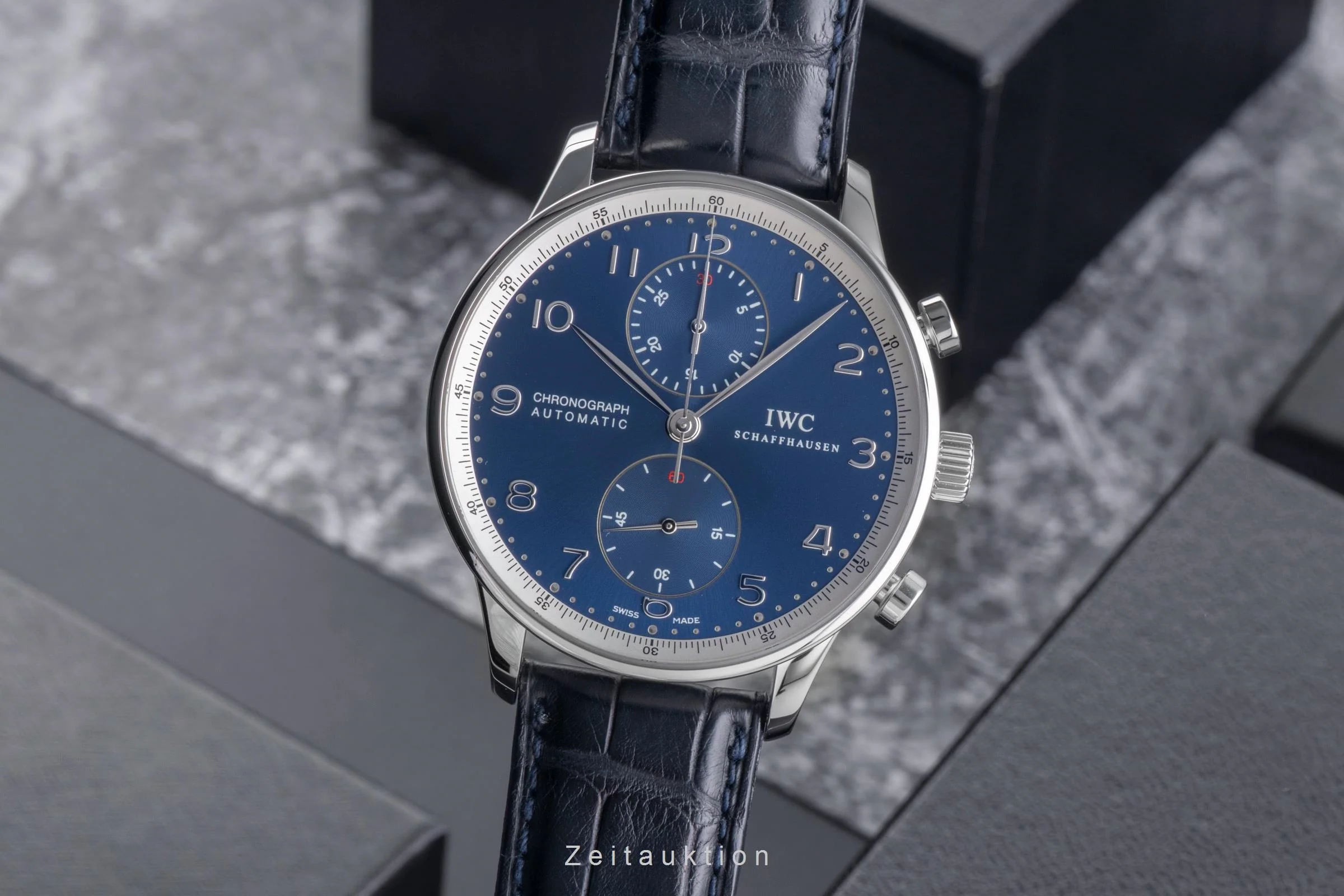IWC Portugieser chronograph steel automatic men's watch IW371432 LP: 9100EUR Limited  [2504587] - Image 2
