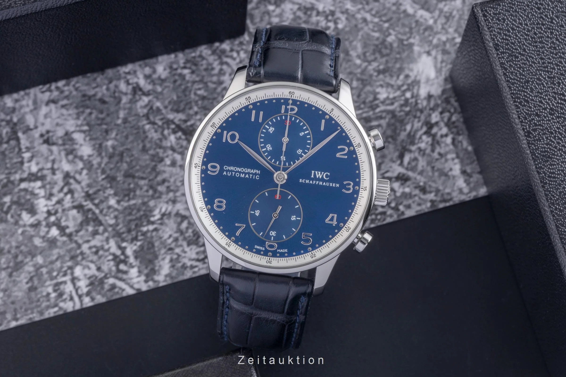 IWC Portugieser chronograph steel automatic men's watch IW371432 LP: 9100EUR Limited  [2504587] - Image 4