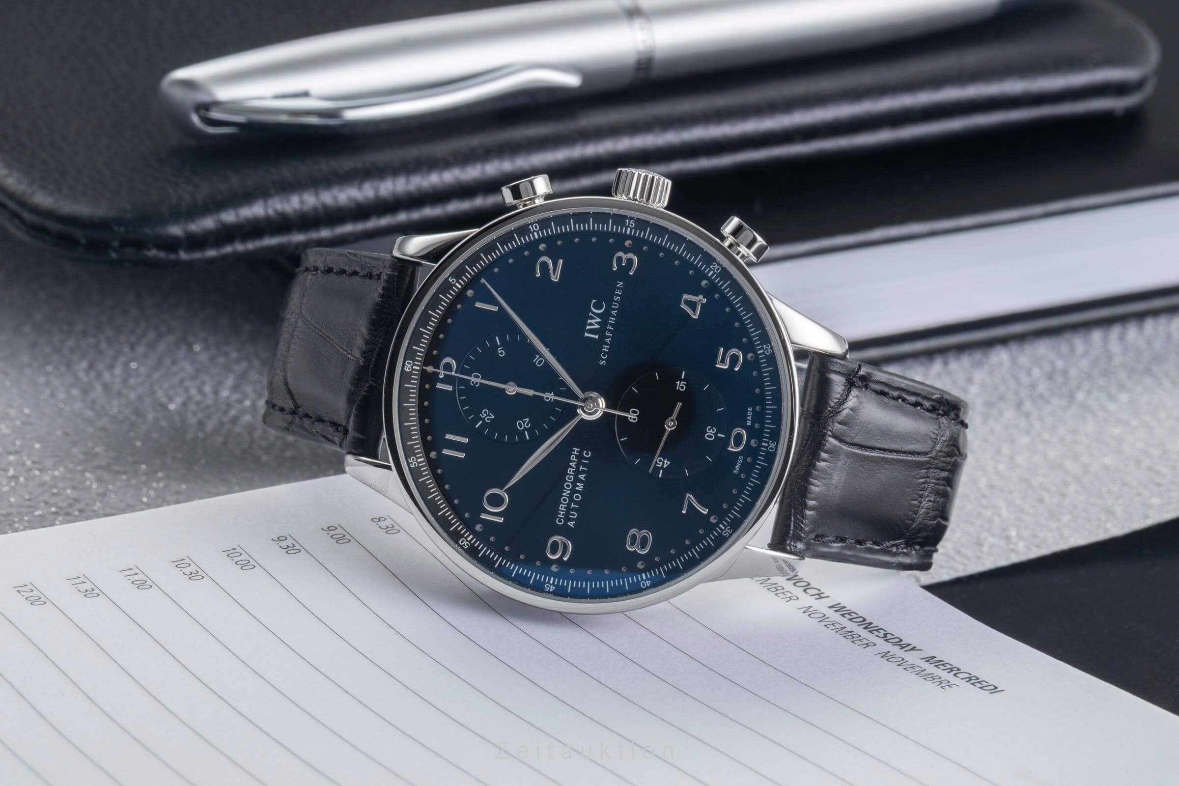 IWC Portugieser chronograph steel automatic men's watch IW371438 LP: 9100EUR  [2500952] - Image 3