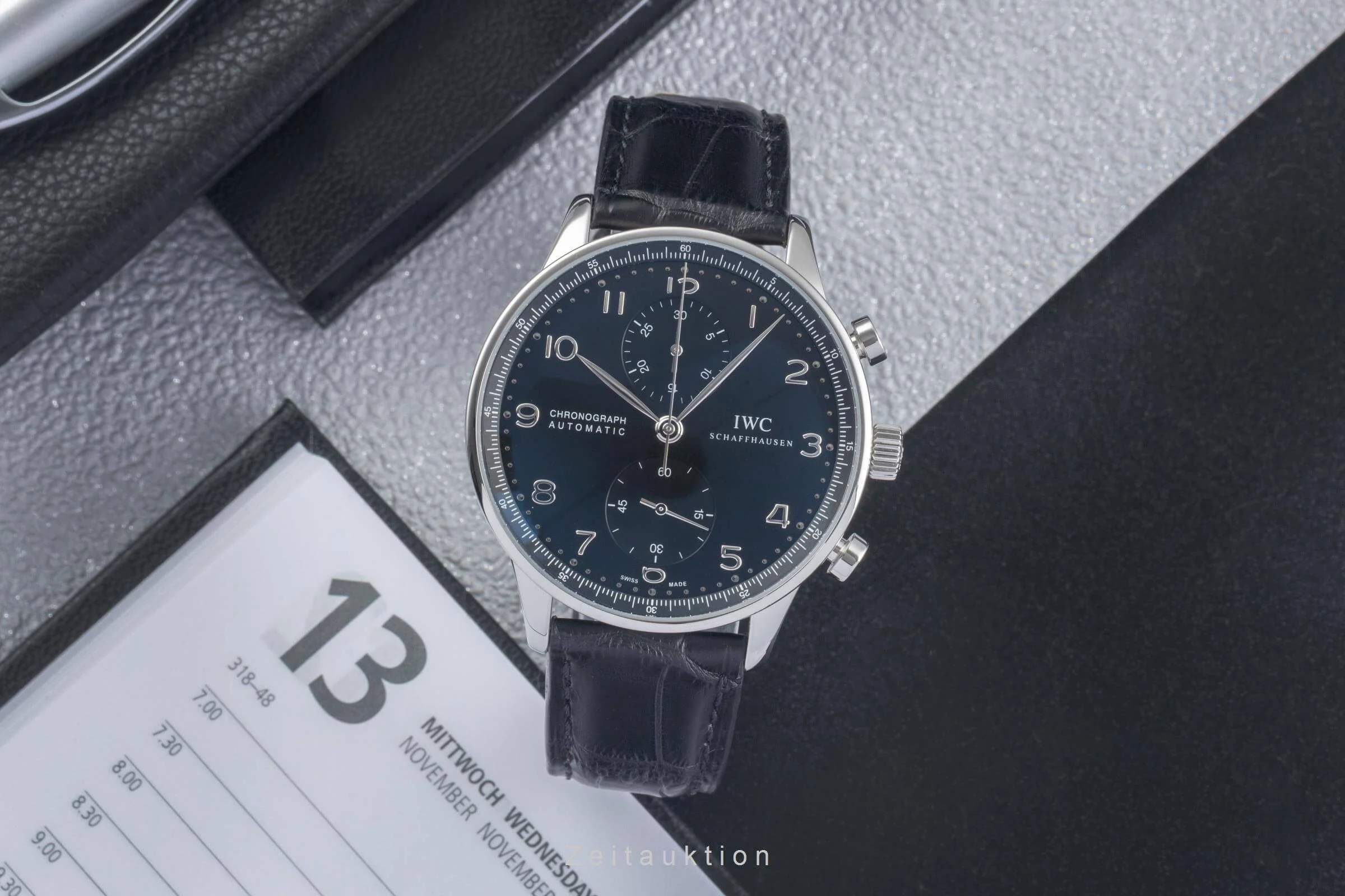 IWC Portugieser chronograph steel automatic men's watch IW371438 LP: 9100EUR  [2500952] - Image 4