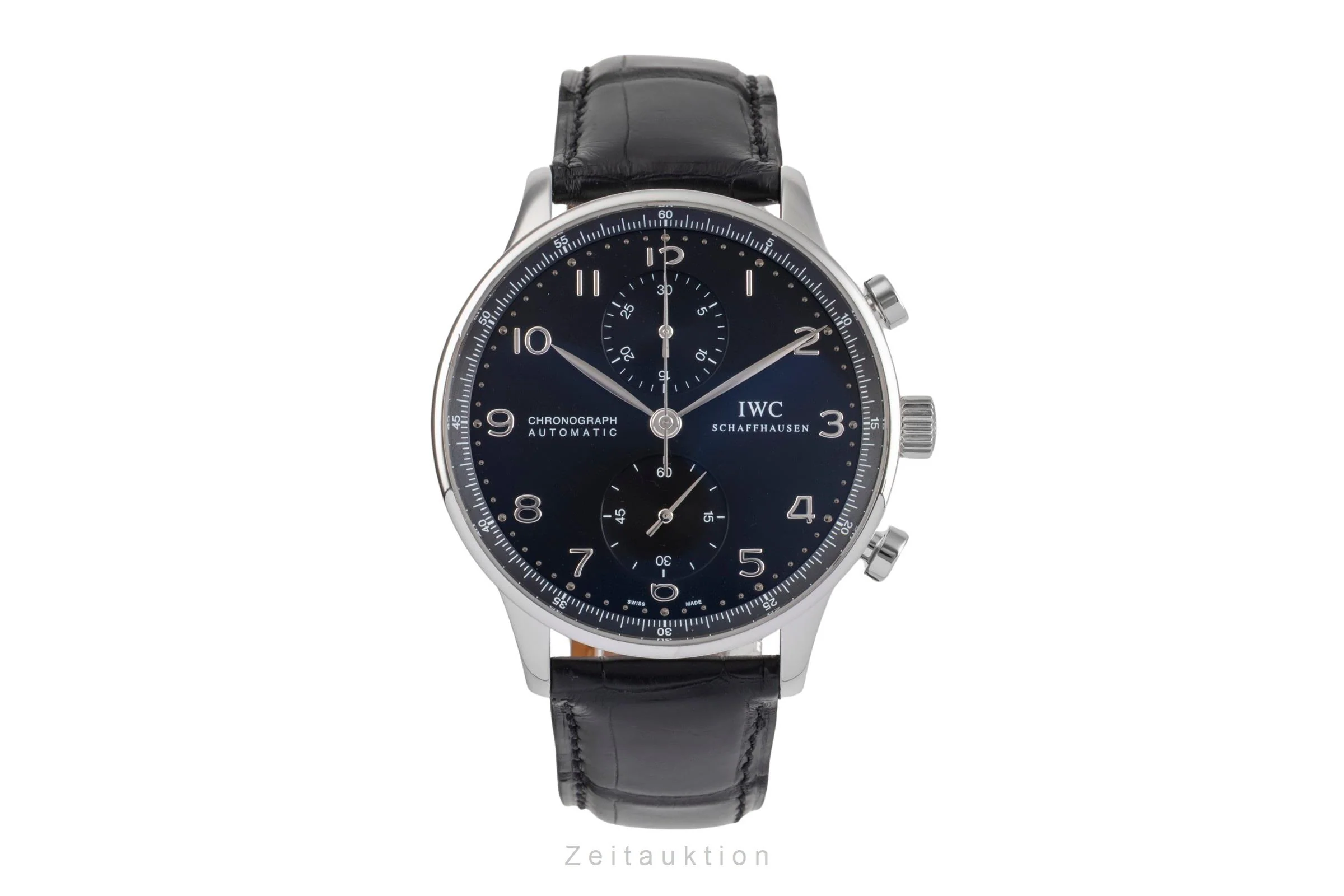 IWC Portugieser chronograph steel automatic men's watch IW371438  [2502853] - Image 5