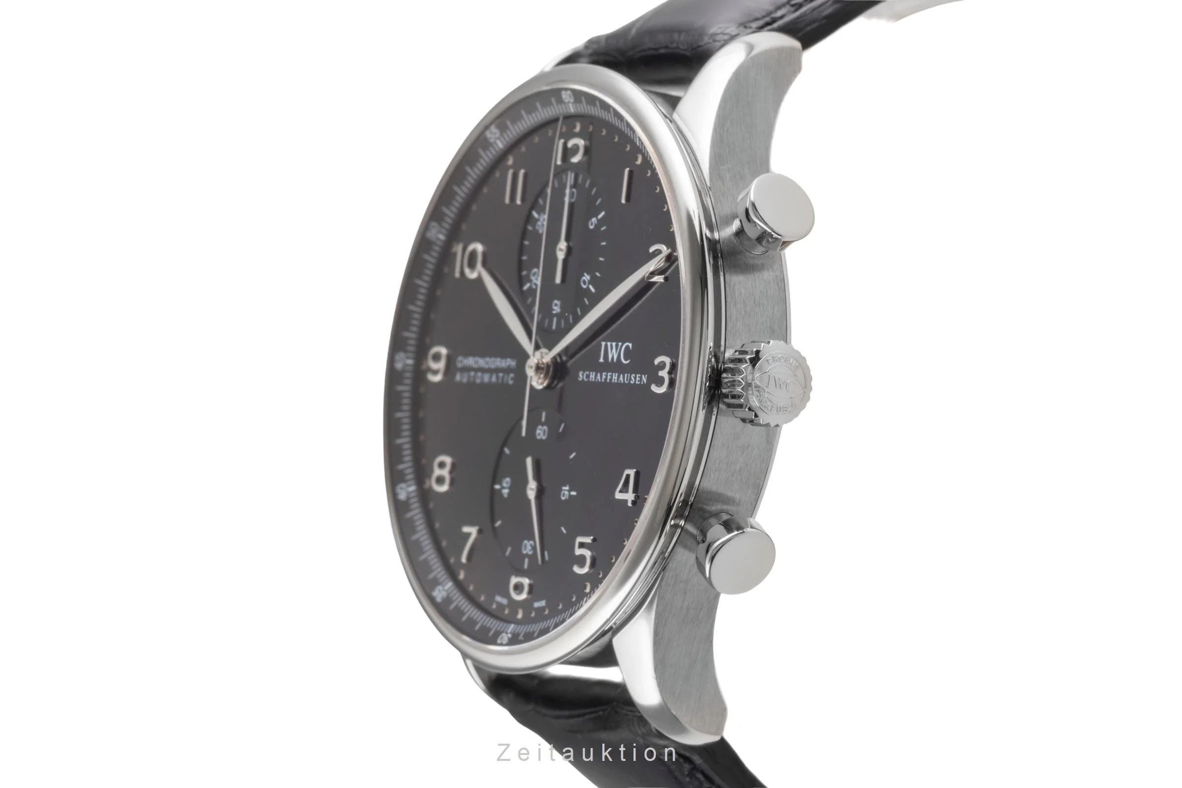 IWC Portugieser chronograph steel automatic men's watch IW371438  [2502853] - Image 7