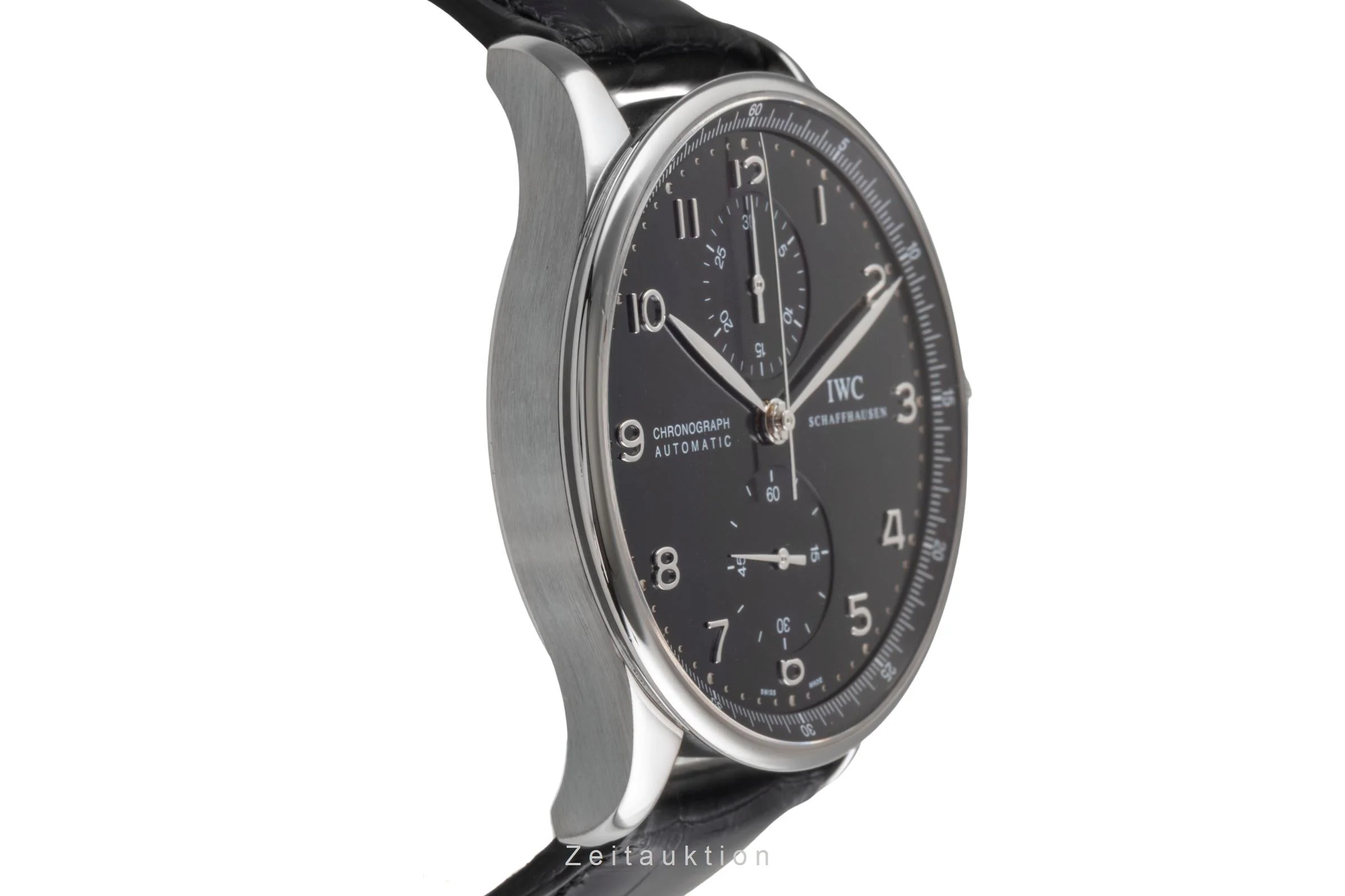 IWC Portugieser chronograph steel automatic men's watch IW371438  [2502853] - Image 8