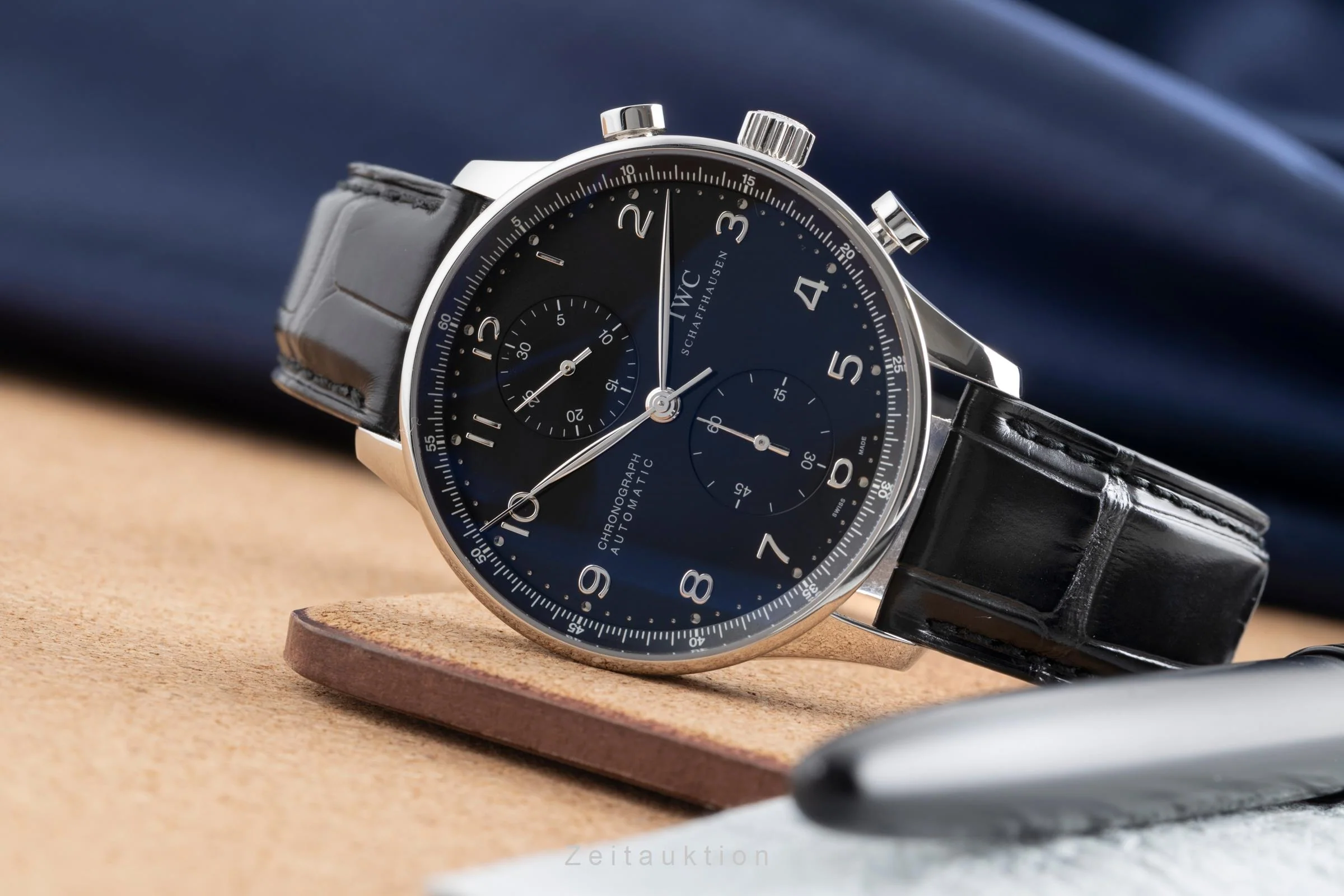 IWC Portugieser chronograph steel automatic men's watch IW371438  [2502901] - Image 3