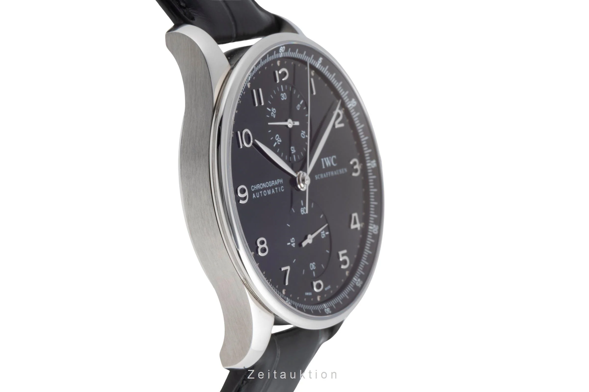 IWC Portugieser chronograph steel automatic men's watch IW371438  [2502901] - Image 8
