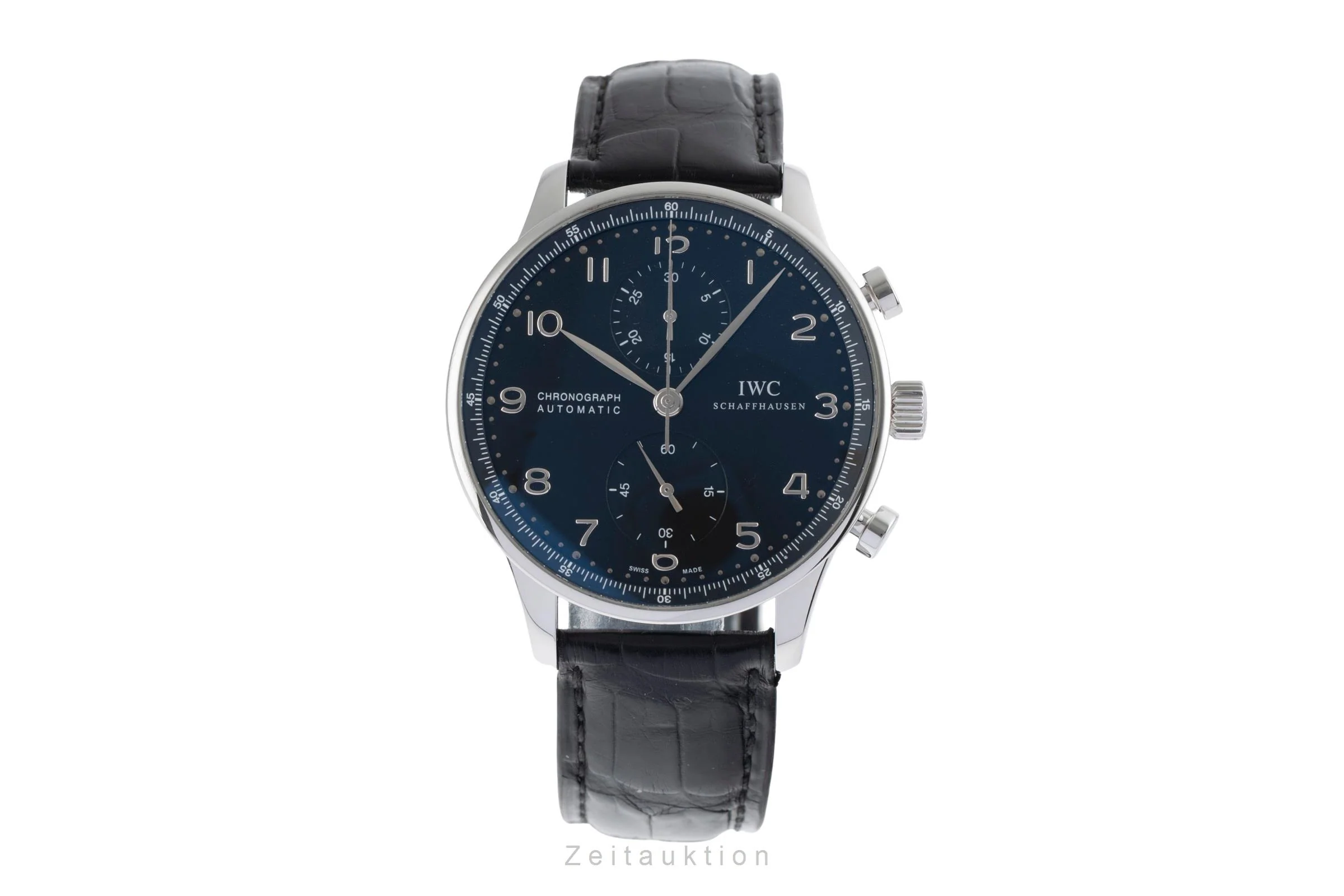 IWC Portugieser chronograph steel automatic men's watch IW371438  [2504127] - Image 5