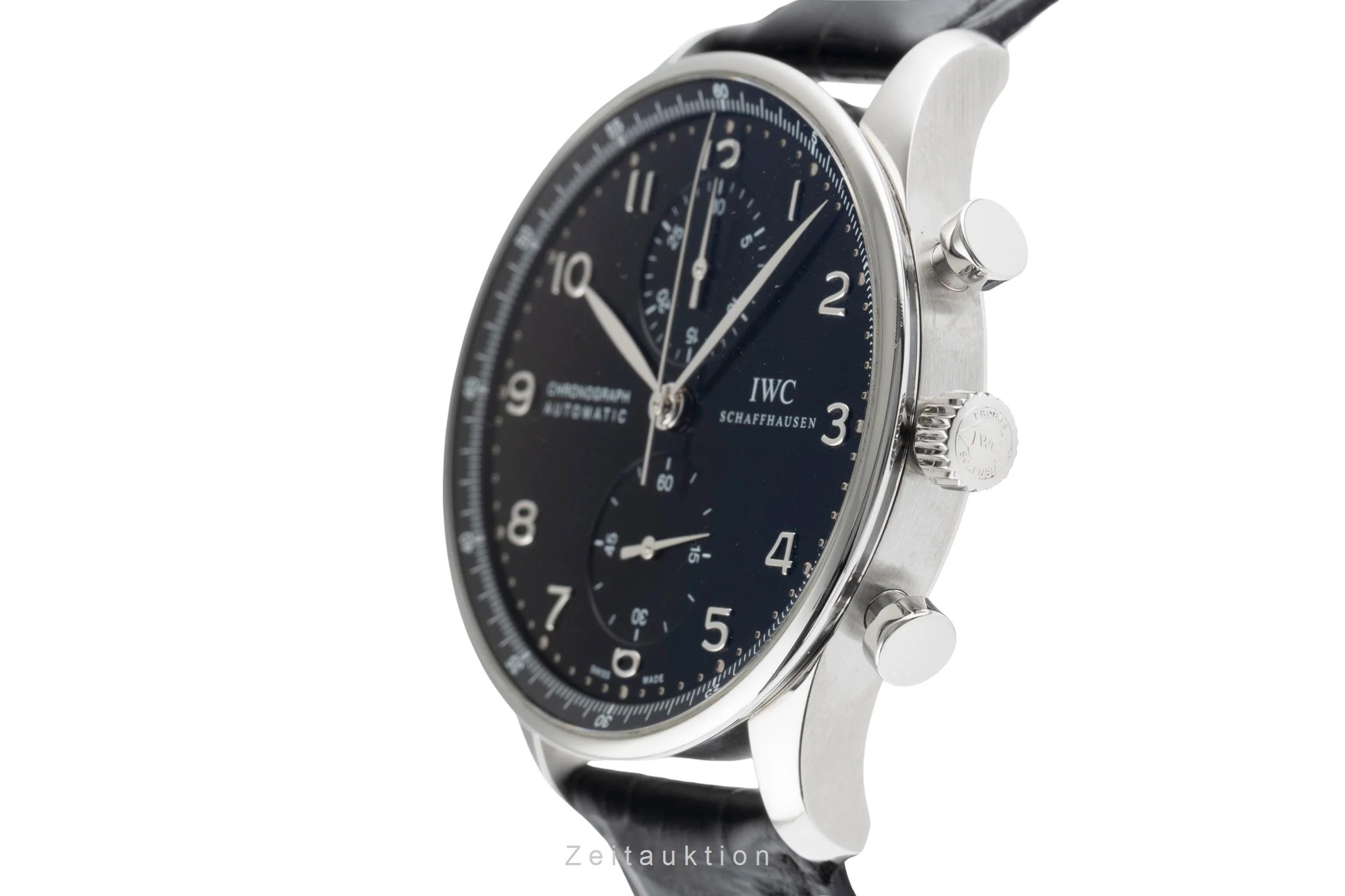 IWC Portugieser chronograph steel automatic men's watch IW371438  [2504127] - Image 7