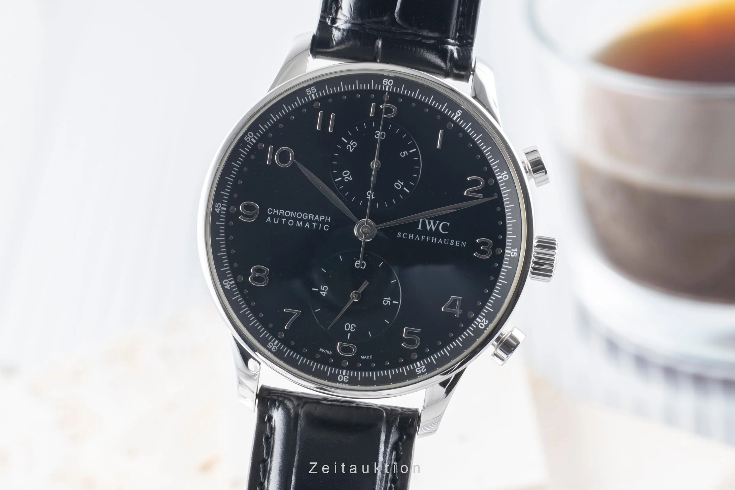 IWC Portugieser chronograph steel automatic men's watch IW371438  [2507128] - Image 2