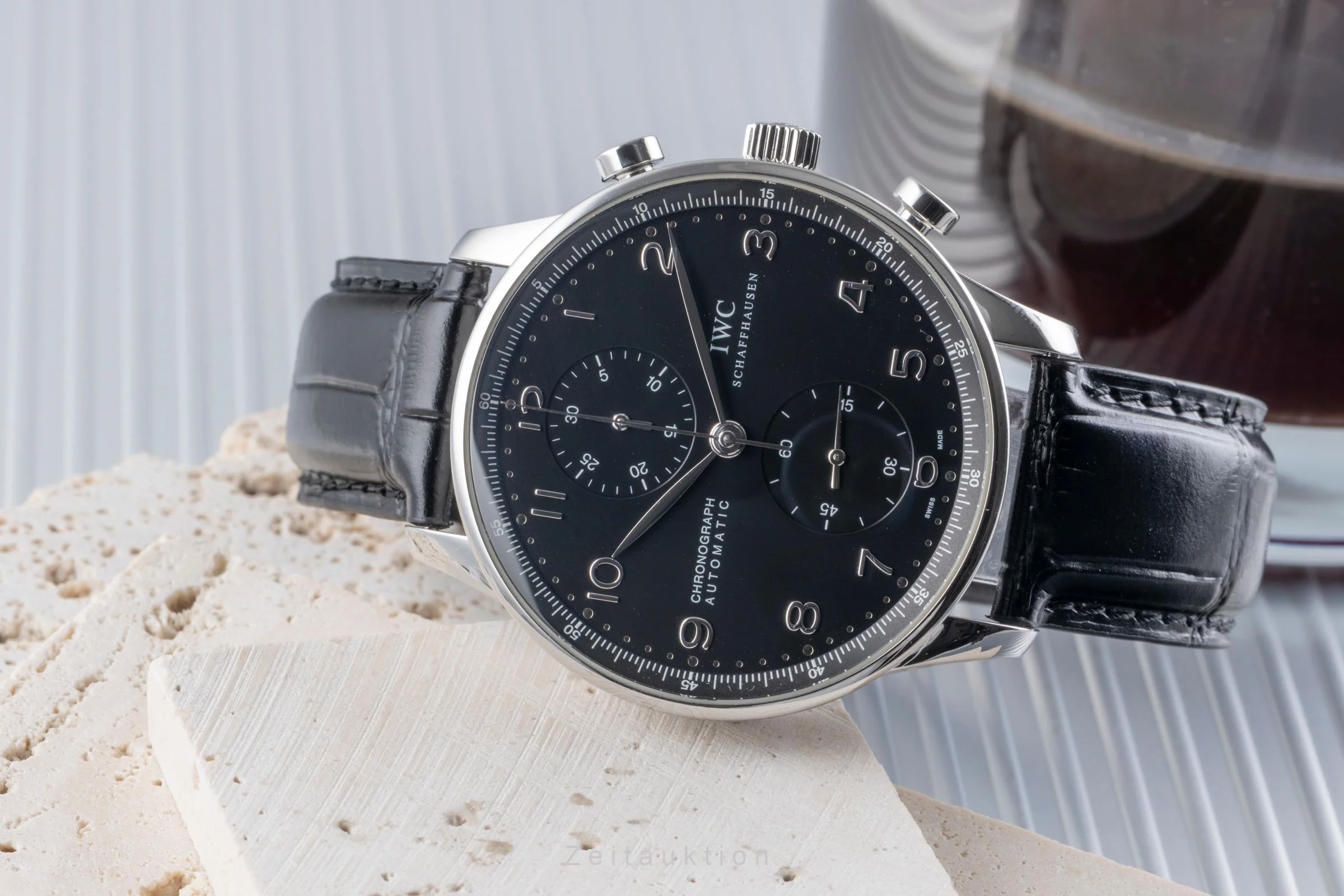 IWC Portugieser chronograph steel automatic men's watch IW371438  [2507128] - Image 3