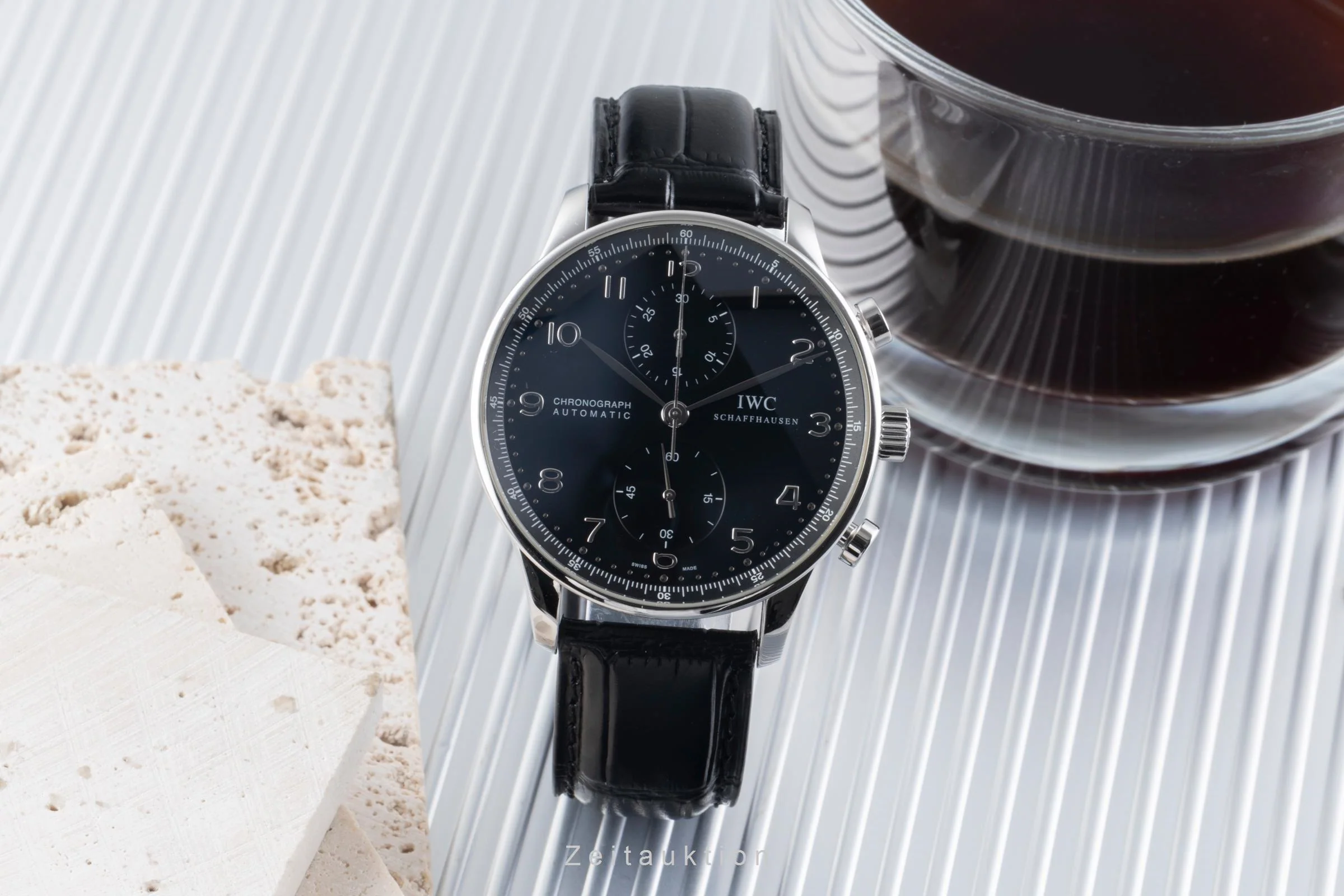 IWC Portugieser chronograph steel automatic men's watch IW371438  [2507128] - Image 4