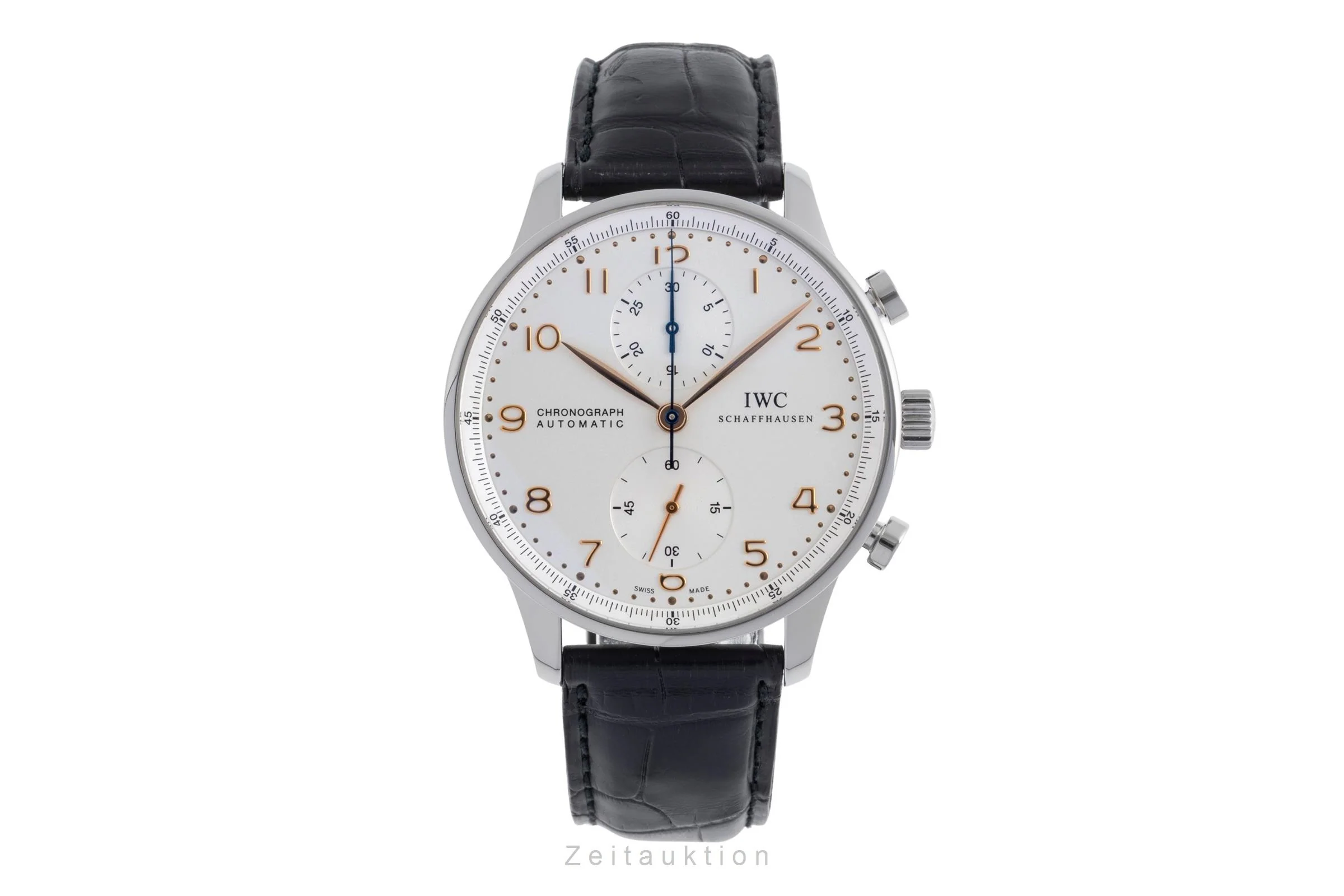 IWC Portugieser chronograph steel automatic men's watch IW371445 LP: 9100EUR  [2502165] - Image 5