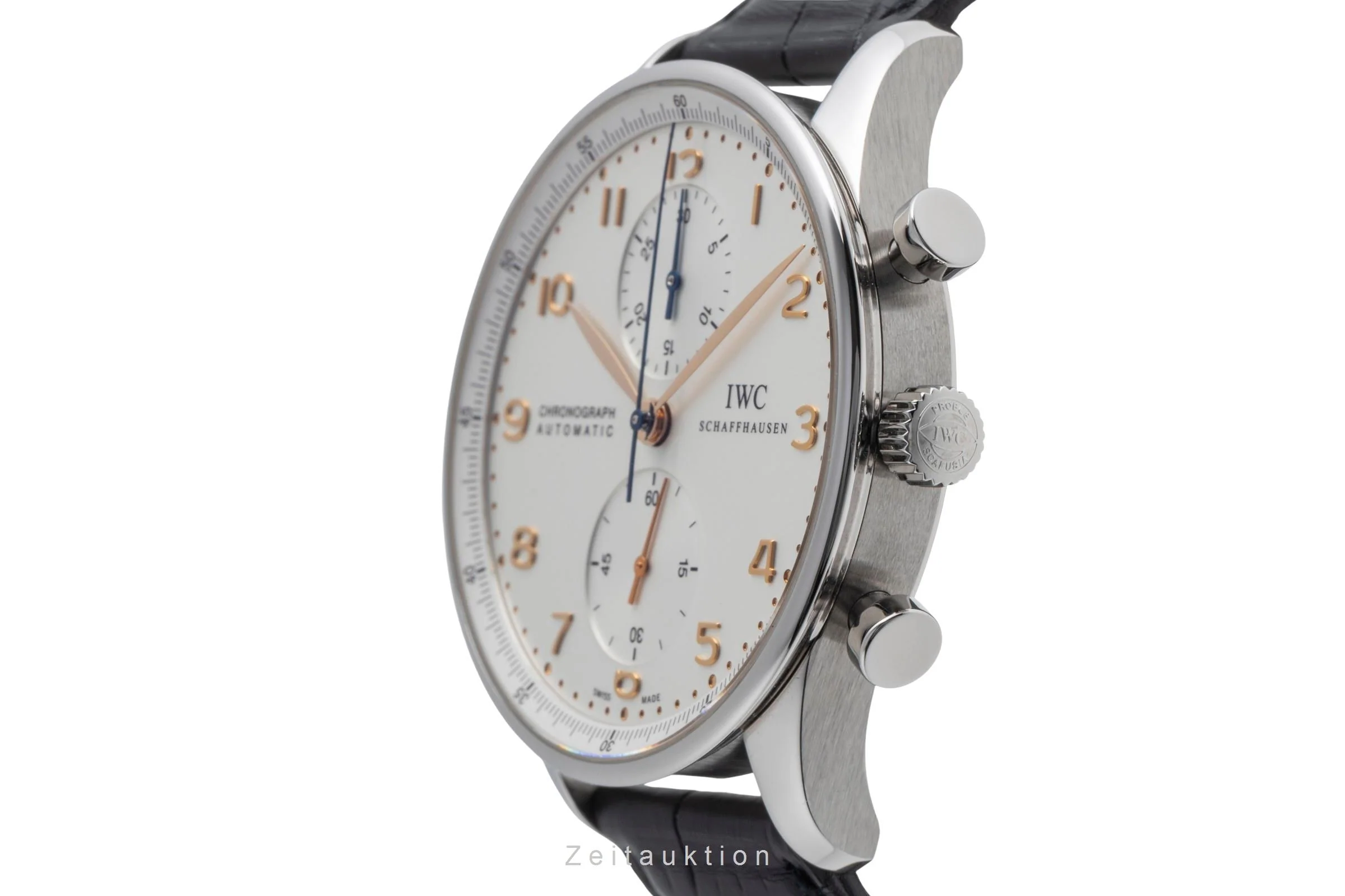 IWC Portugieser chronograph steel automatic men's watch IW371445 LP: 9100EUR  [2502165] - Image 7